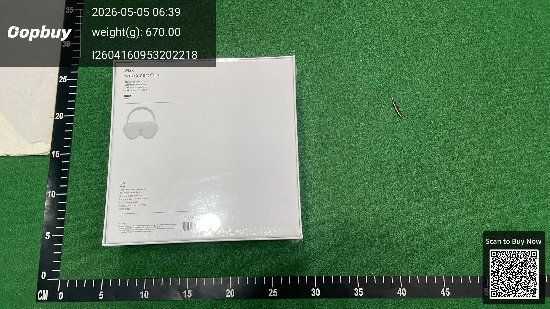 Foto QC 3 de Apple AirPods Max Sky Blue