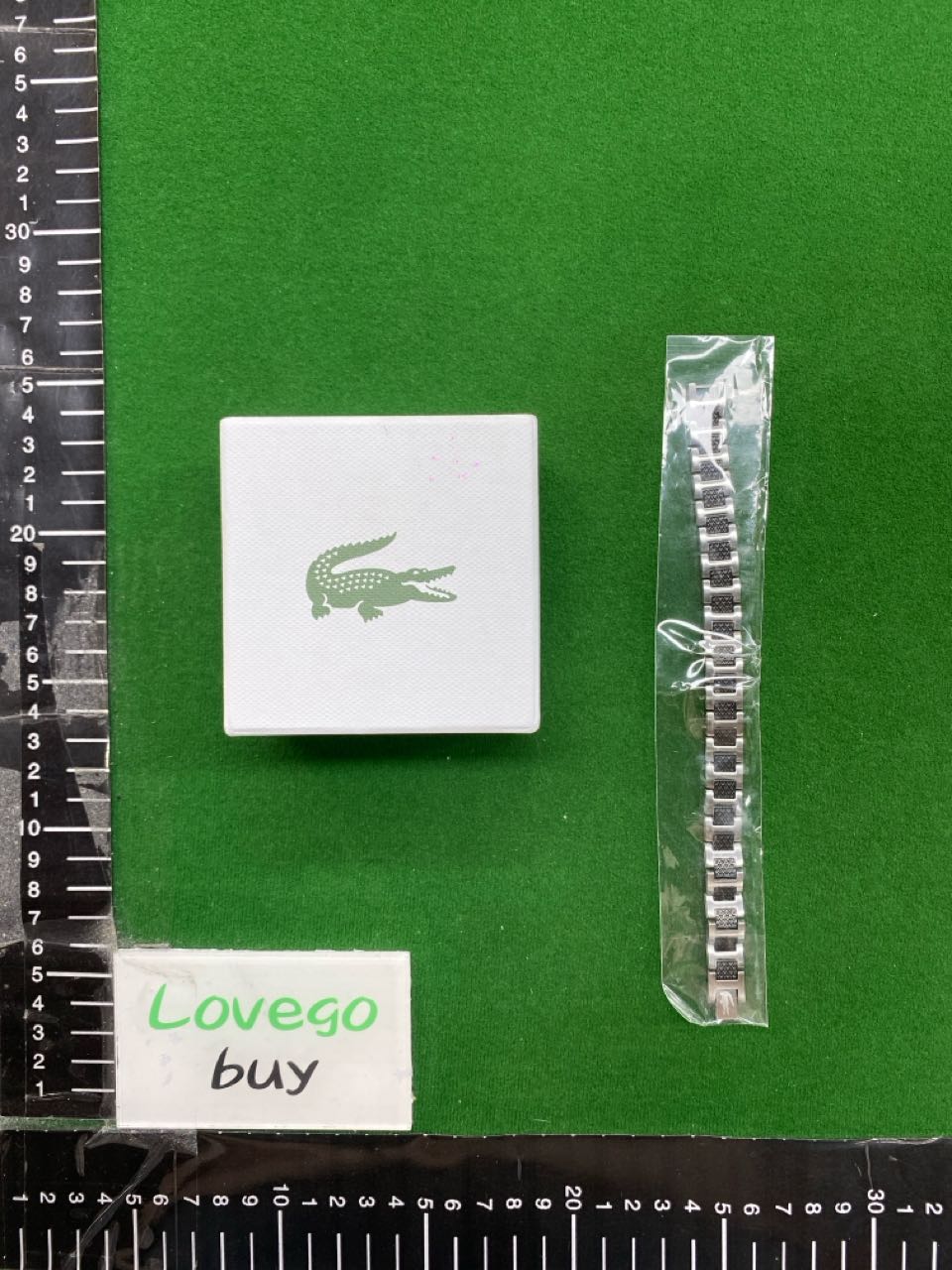 Foto QC 2 de Lacoste Bracelet Titanium Steel Gold Silver