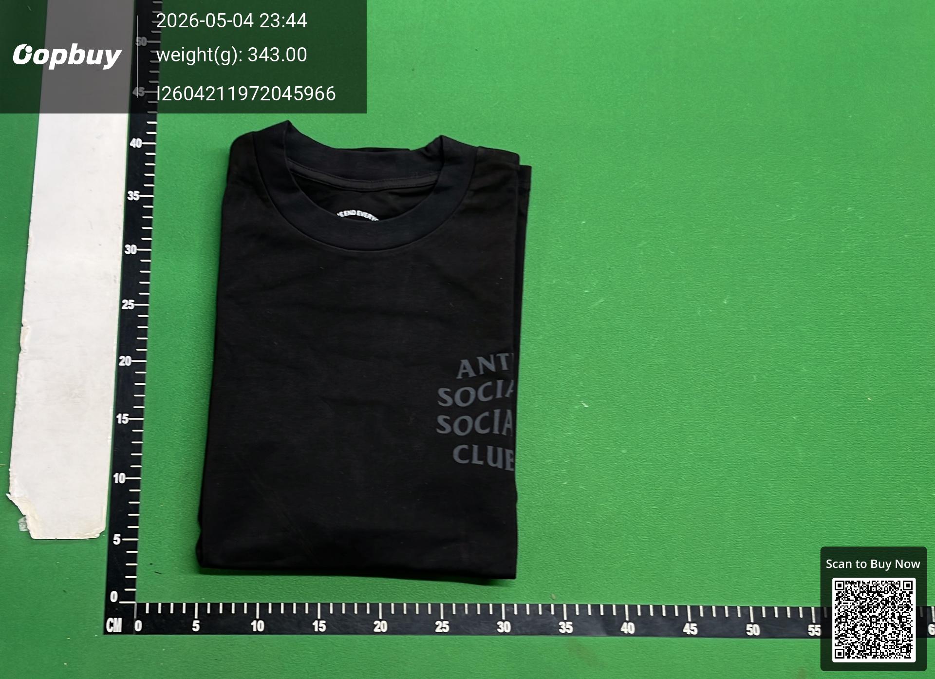 Foto QC 7 de Anti Social Social Club T-shirt Pink Drip Logo Black White