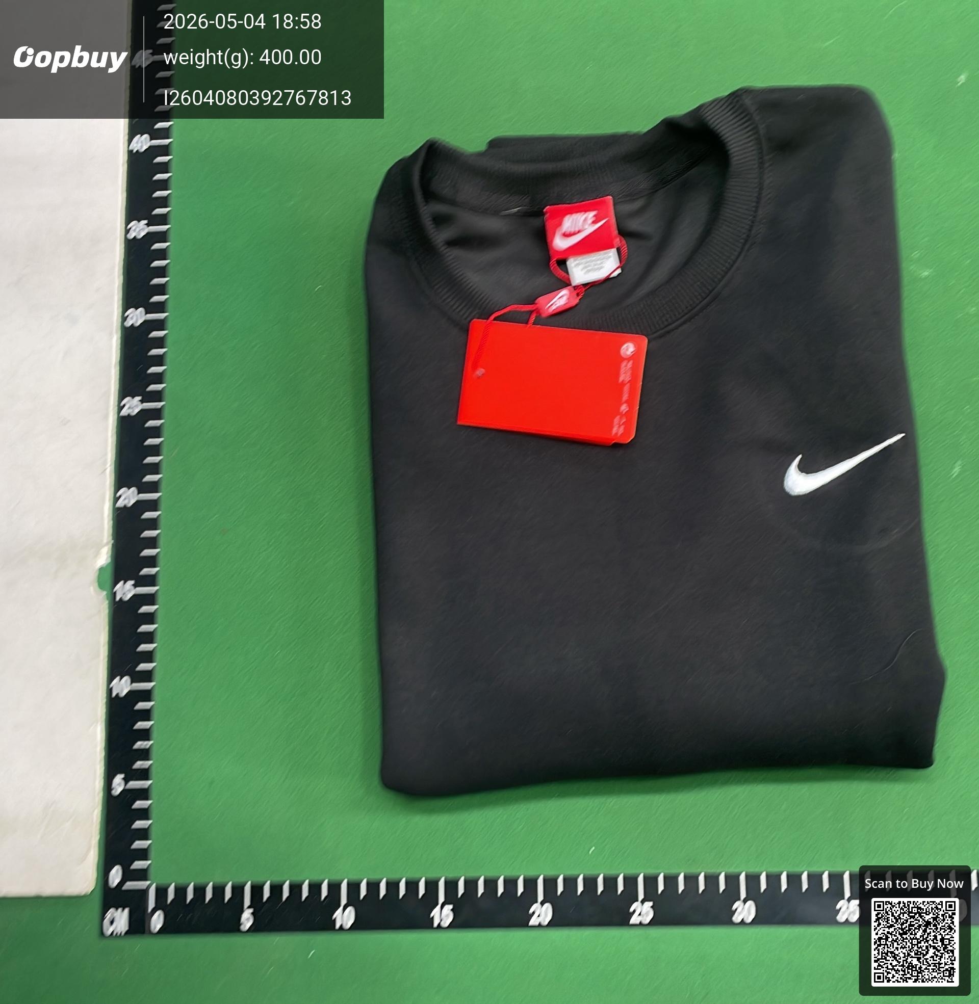 Foto QC 7 de Nike Crewneck Sweater Swoosh Logo Black