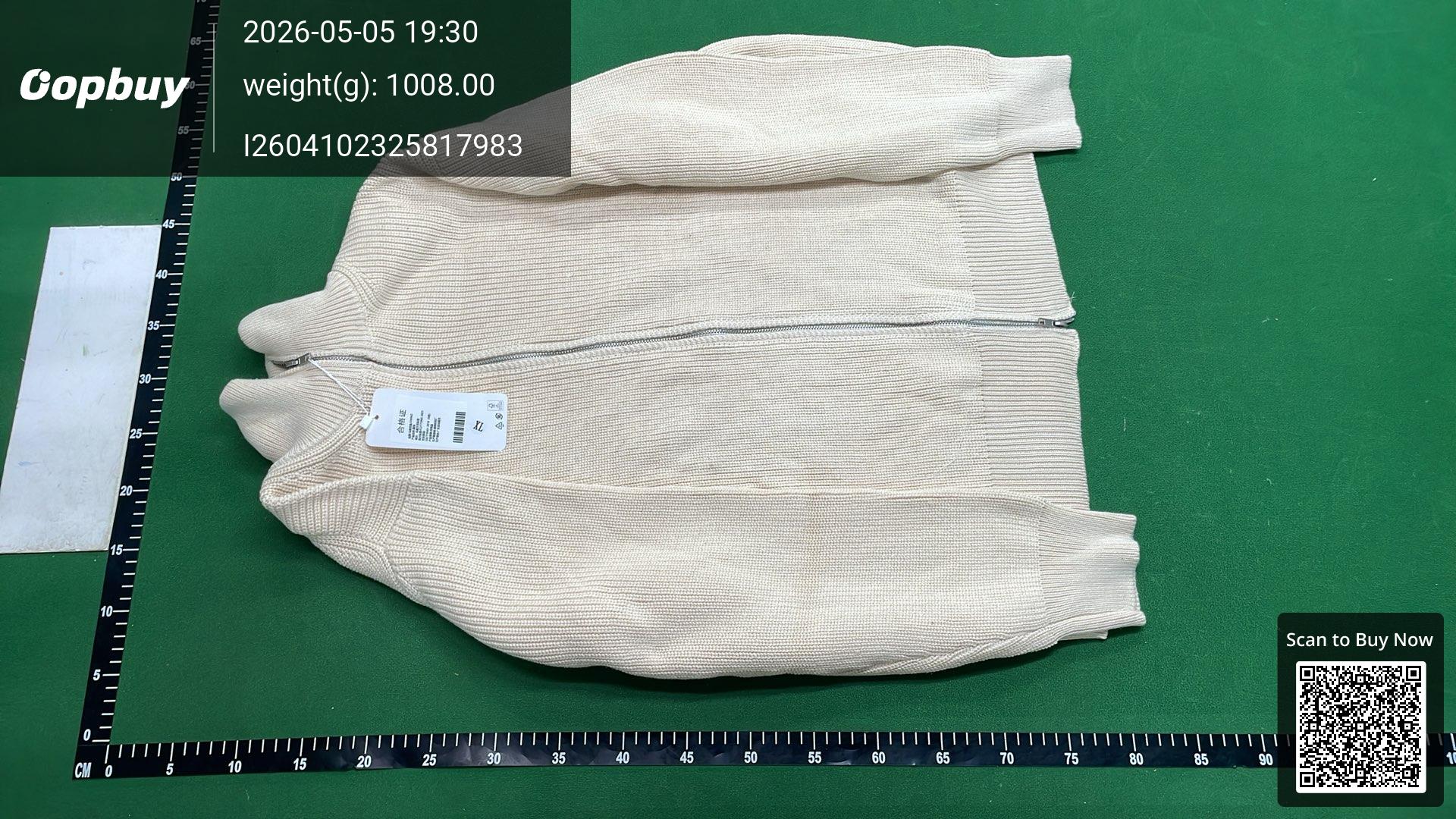 Foto QC 7 de Maison Margiela Zip Sweater Double Zip Ribbed Knit Black