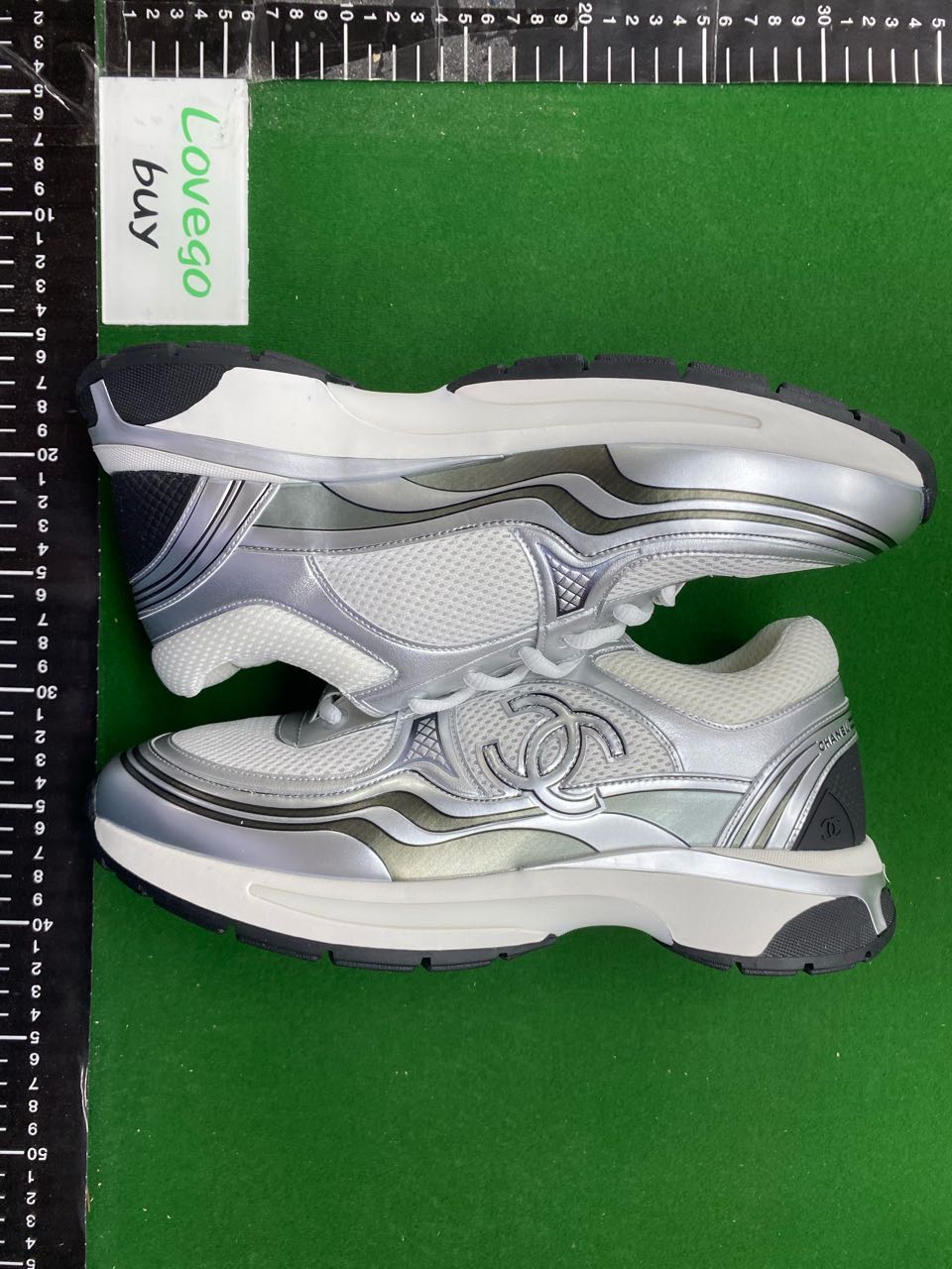 Foto QC 5 de Chanel Runner Low Silver White