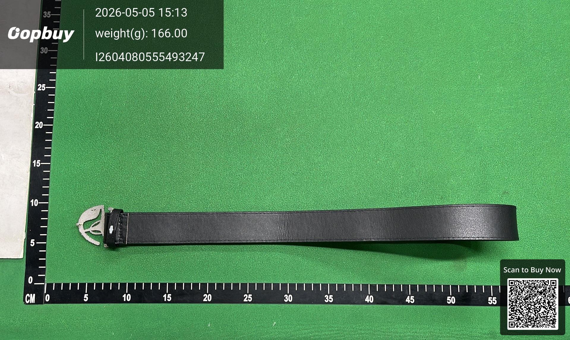 Foto QC 4 de Other Vintage Metal Buckle Belt Black