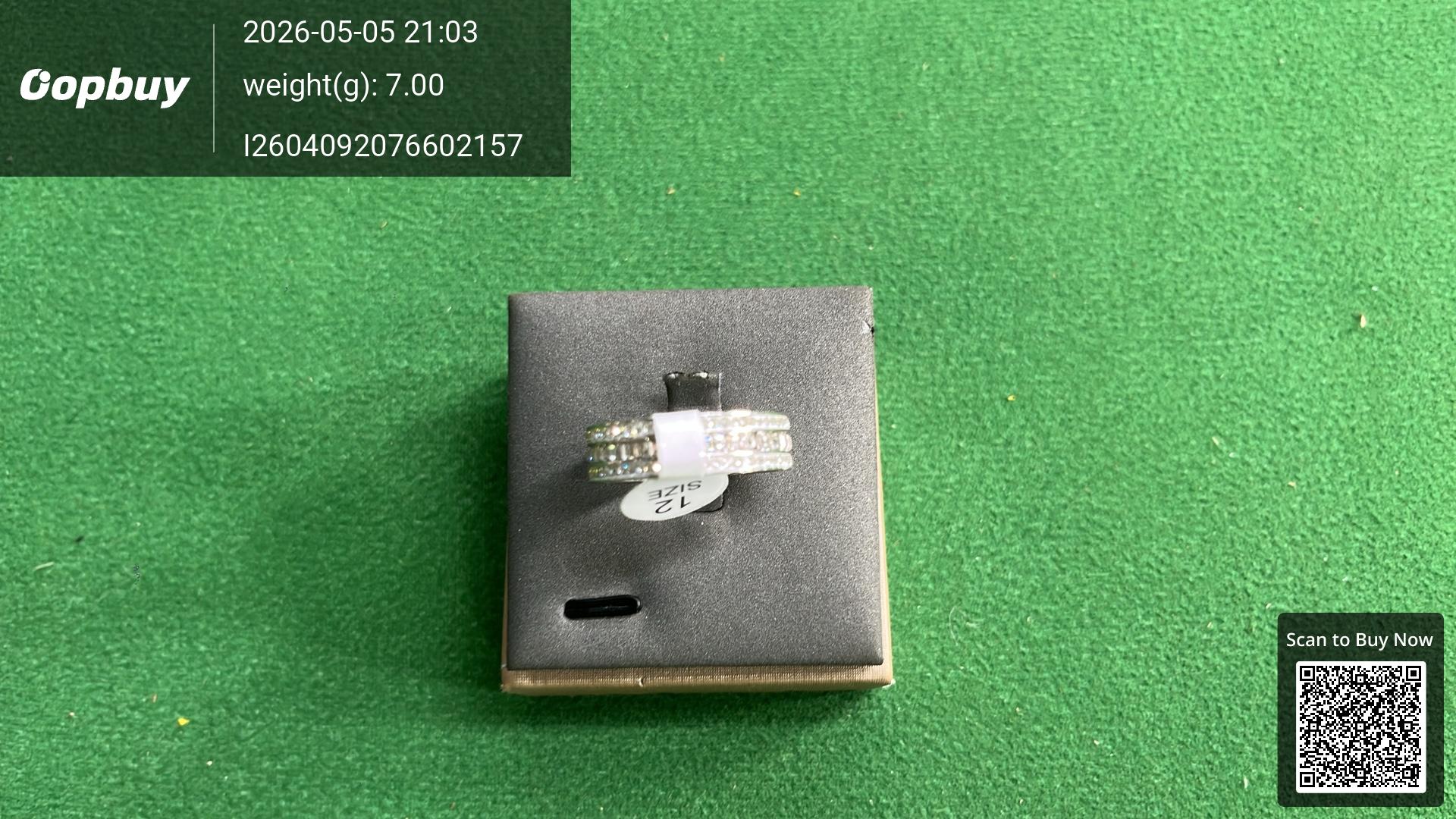 Foto QC 3 de Other Ring Titanium Steel Zircon Rose Gold