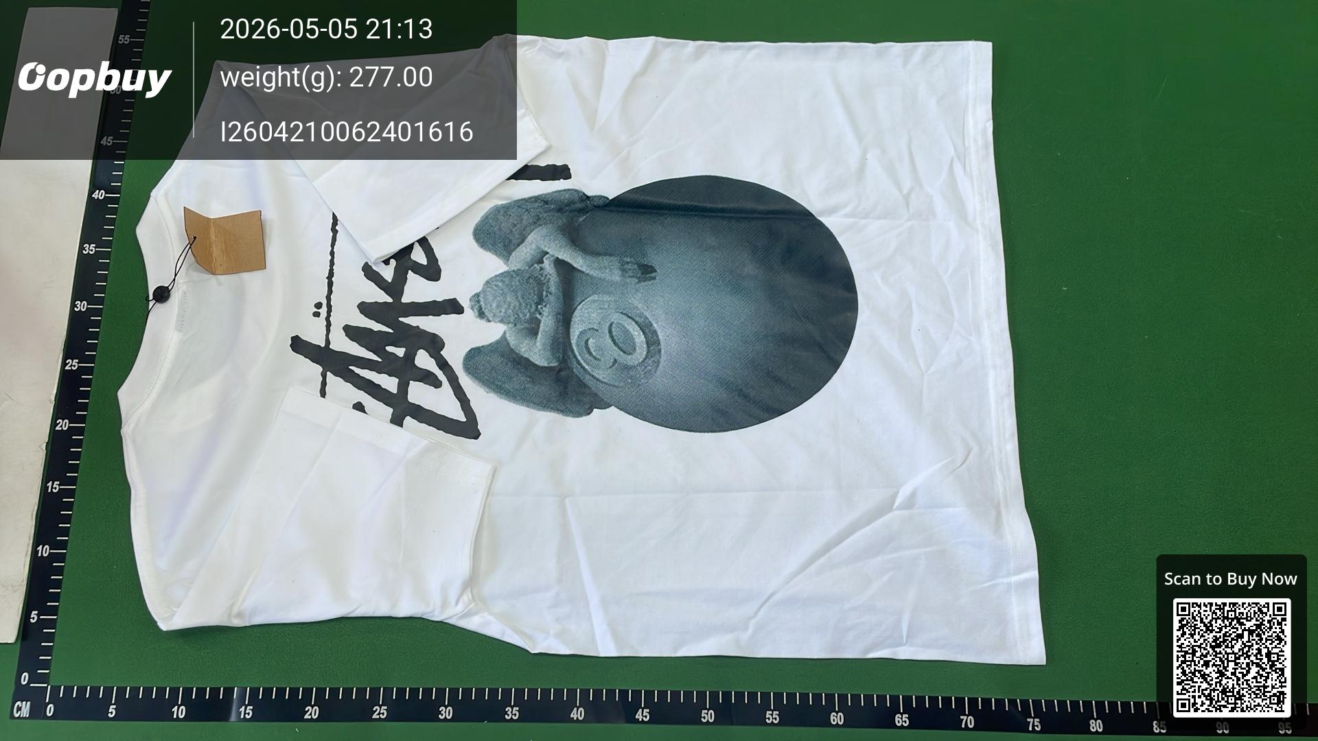 Foto QC 6 de Stussy T-shirt Hand Playing Cards Blue
