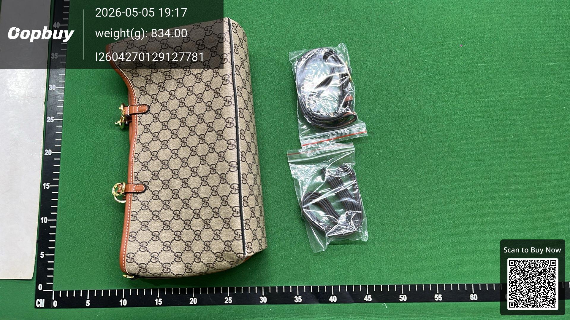Foto QC 5 de Gucci Ophidia Medium Tote Bag Beige/White GG Supreme Canvas