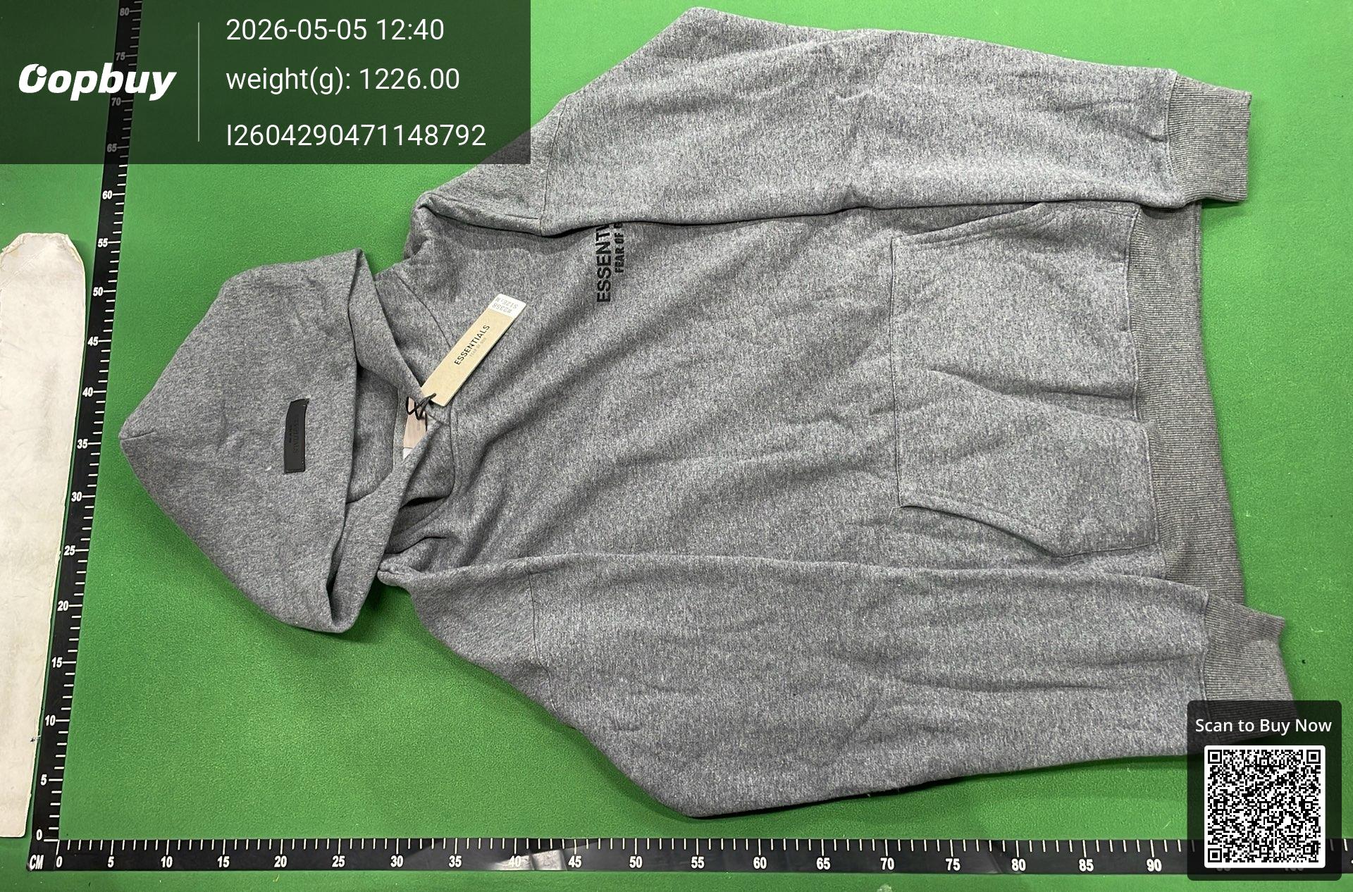 Foto QC 8 de Fear of God Essentials 1977 Set 2-Piece Seafoam