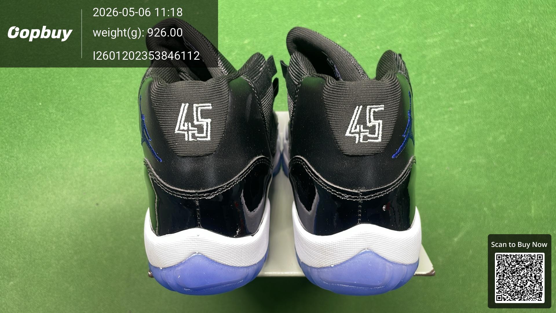 Foto QC 6 de Jordan 11 Retro Gamma Blue 378037-006