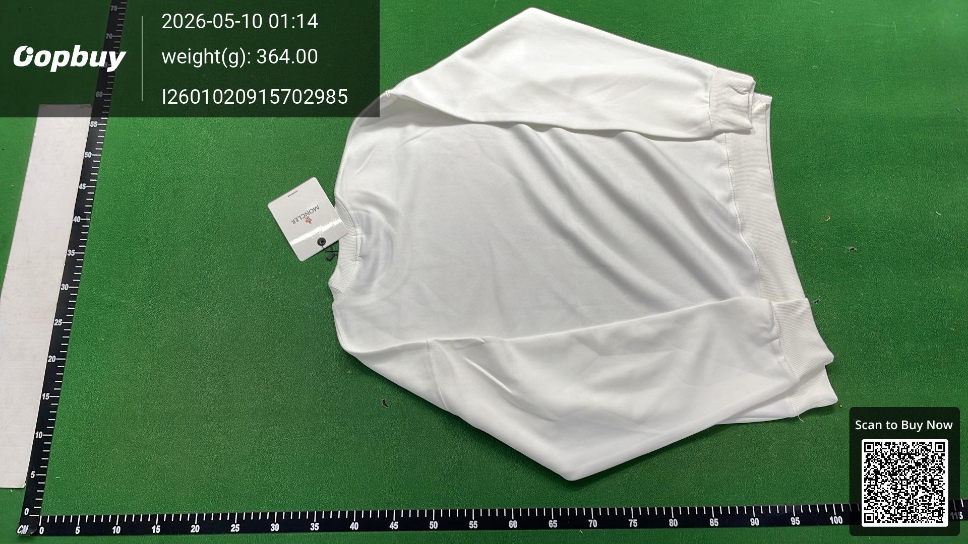 Foto QC 5 de Moncler Bugs Bunny 2 Moncler 1952 Sweatshirt Graphic White