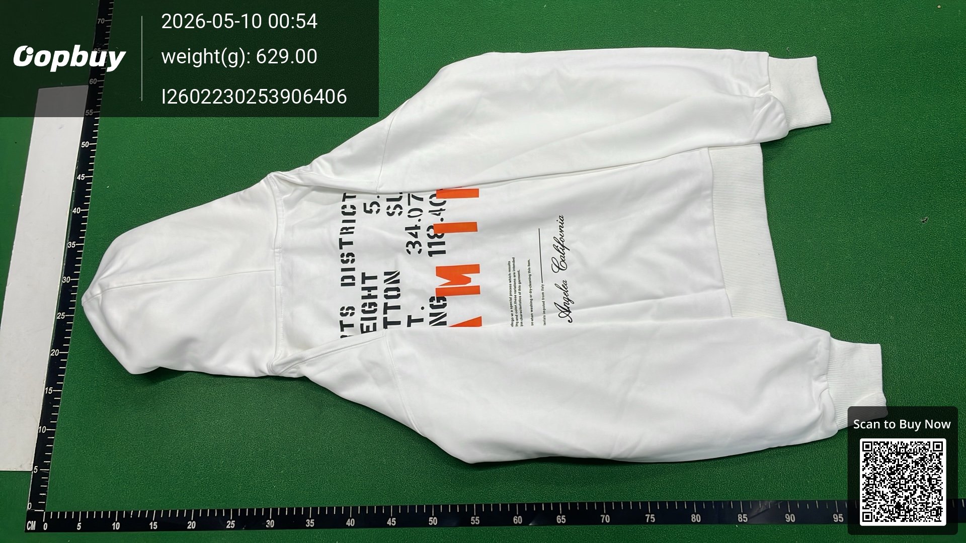 Foto QC 5 de Amiri Eden Rock Hoodie St. Barthelemy Dark Grey