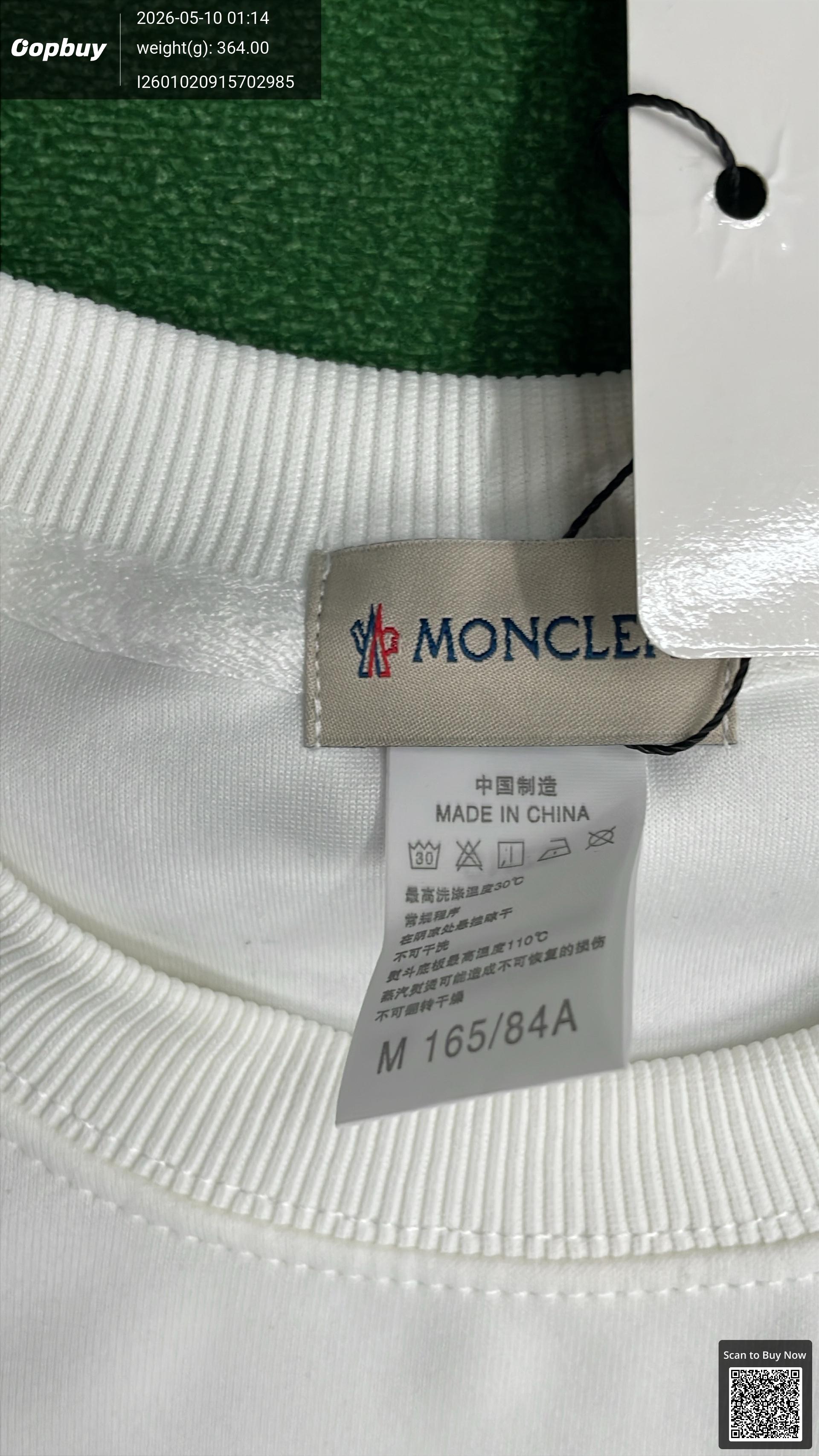 Foto QC 1 de Moncler Bugs Bunny 2 Moncler 1952 Sweatshirt Graphic White