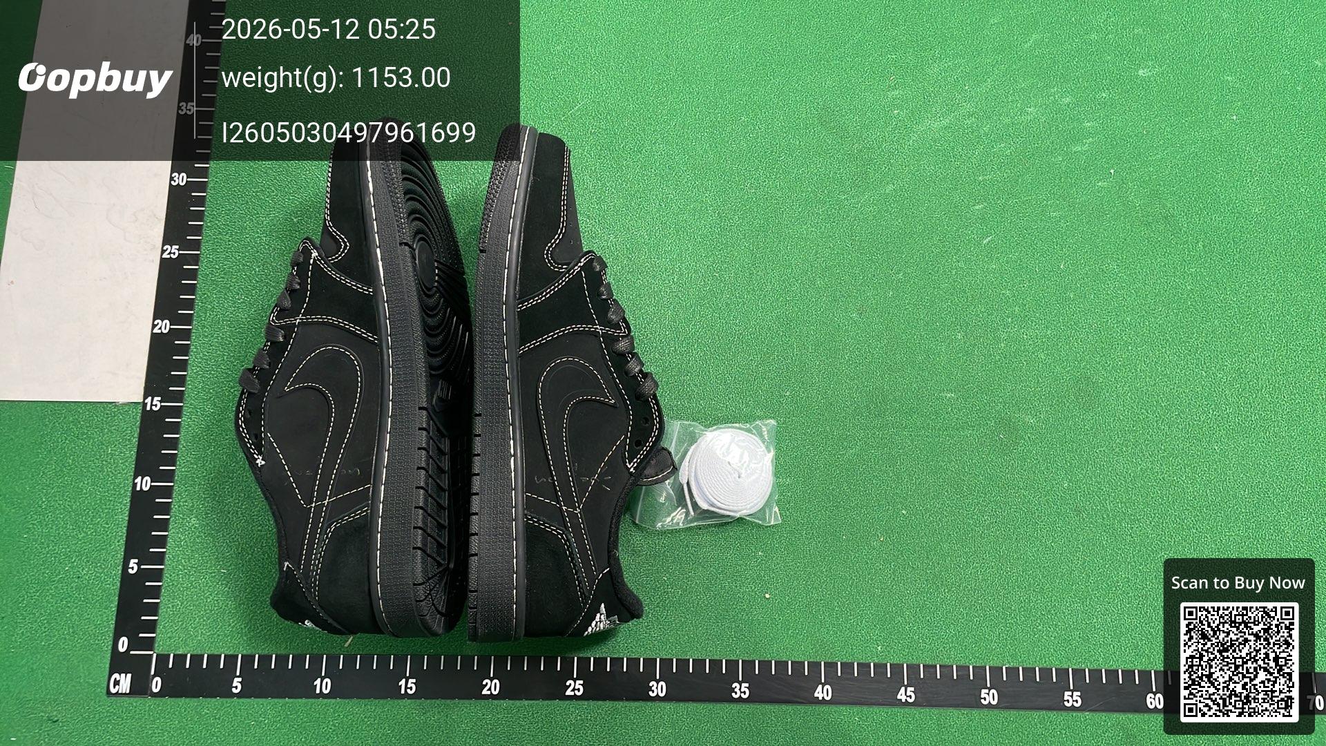 Foto QC 8 de Jordan 1 Retro Low OG SP Travis Scott Black Phantom DM7866-001