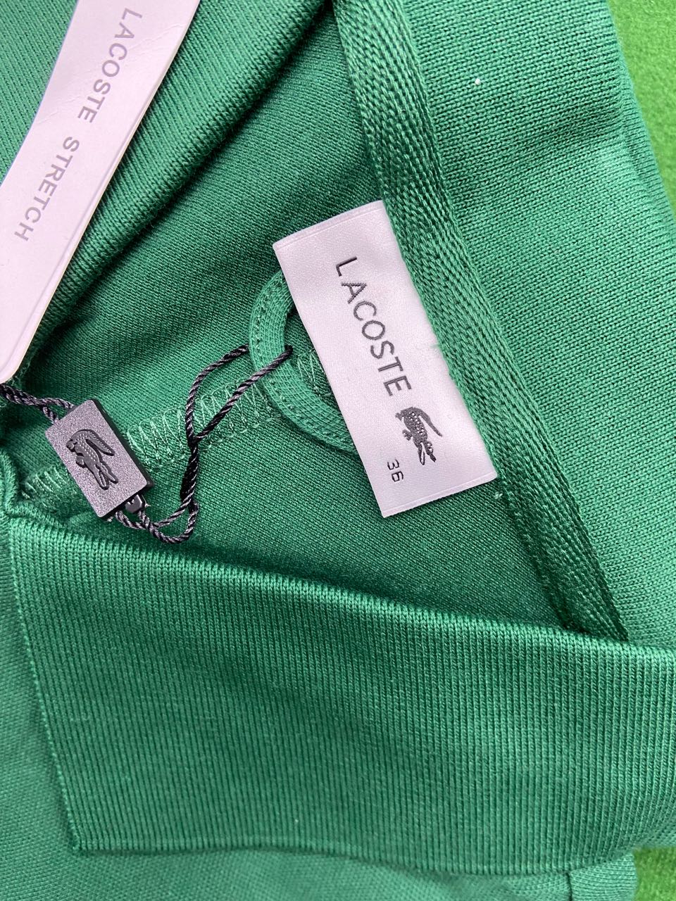 Foto QC 6 de Lacoste Shirt Belted Pique Polo Dress Yellow