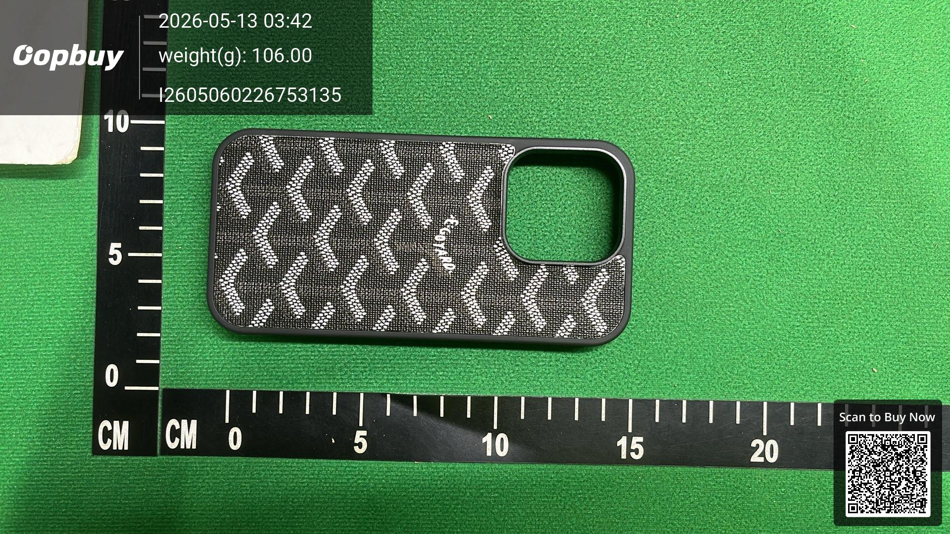 Foto QC 7 de Goyard Goyardine Case for iPhone 16 Pro Blue