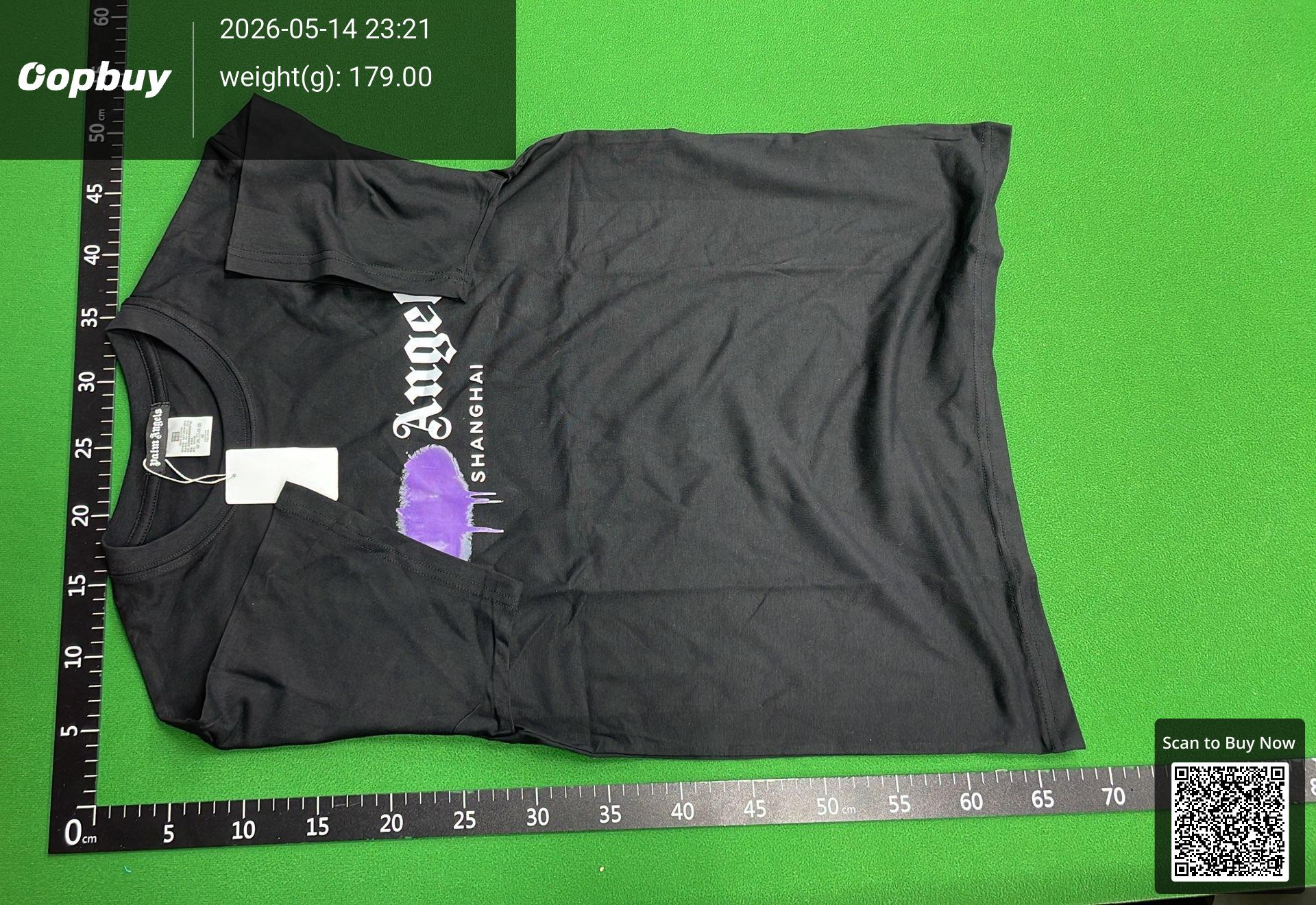 Foto QC 8 de Palm Angels T-shirt Shark Graphic Black