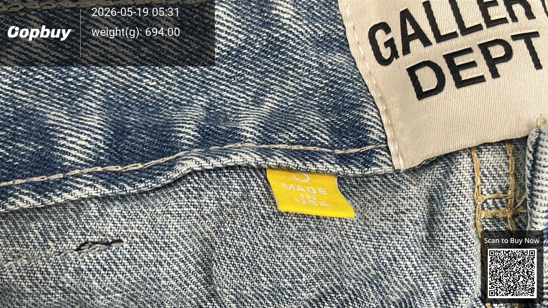 Foto QC 5 de Zara Jeans High Rise Contrast Blue