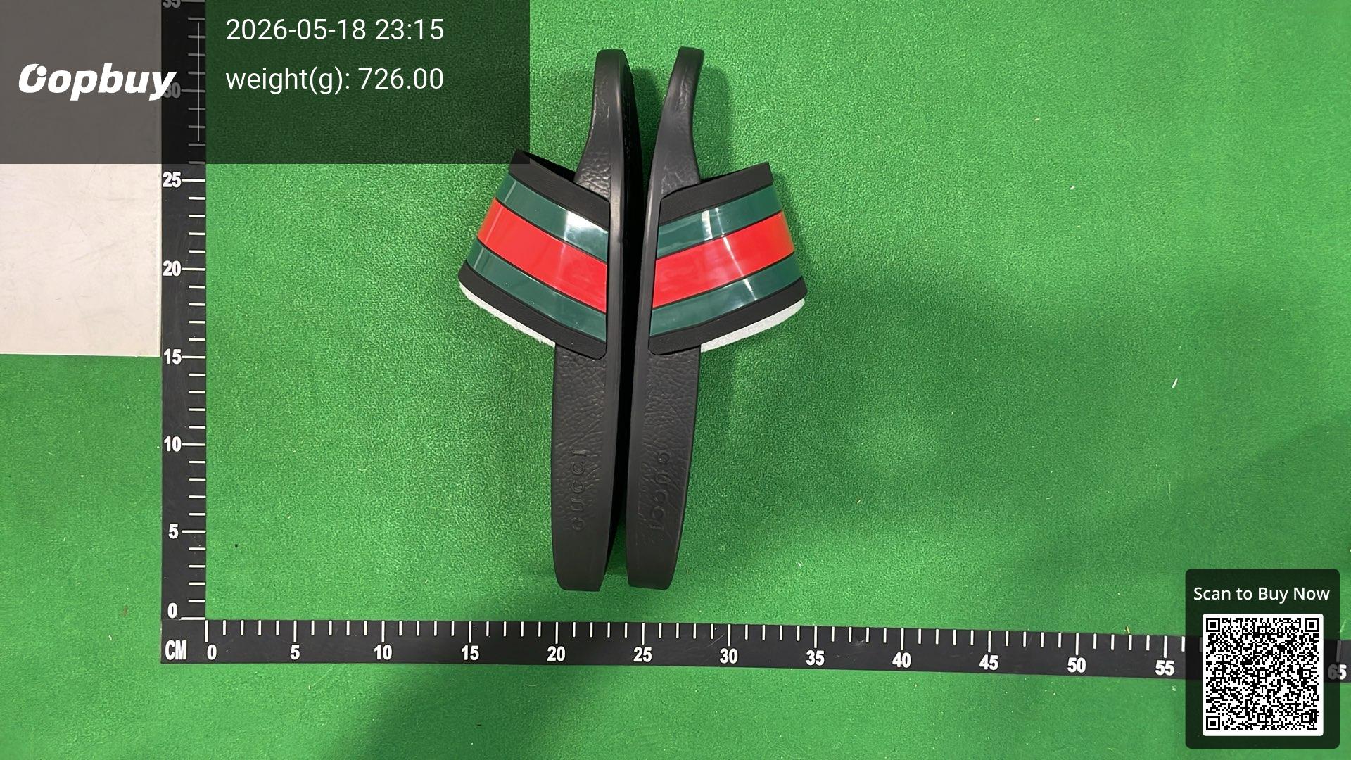 Foto QC 7 de Gucci Pursuit Slide GG Supreme Beige Ebony