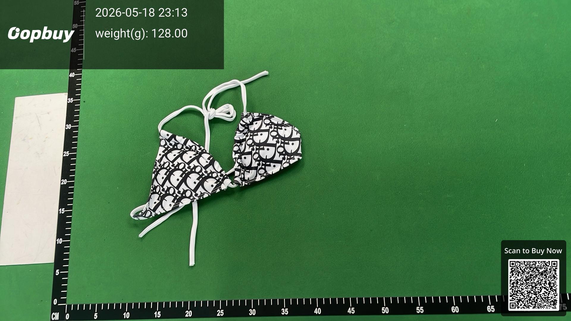 Foto QC 4 de Dior Underwear Checkerboard Heart Print Black White Red