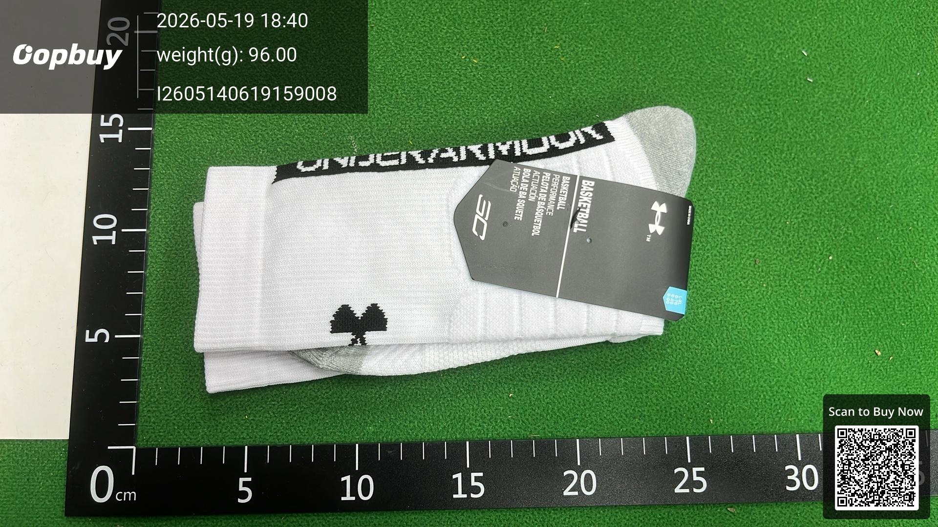 Foto QC 4 de Other Crew Socks Performance Cushioned Basketball Black Grey