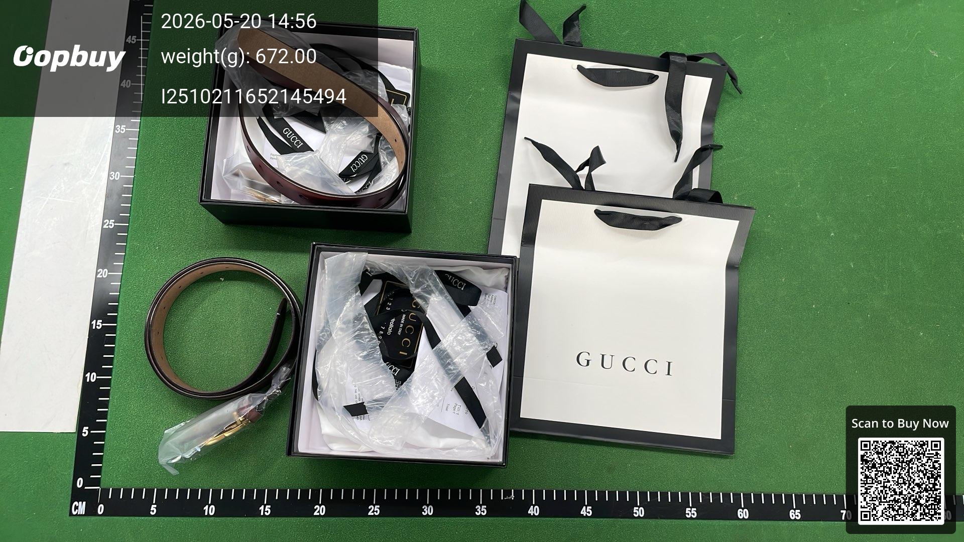 Foto QC 6 de Gucci GG Marmont Belt Beige Leather