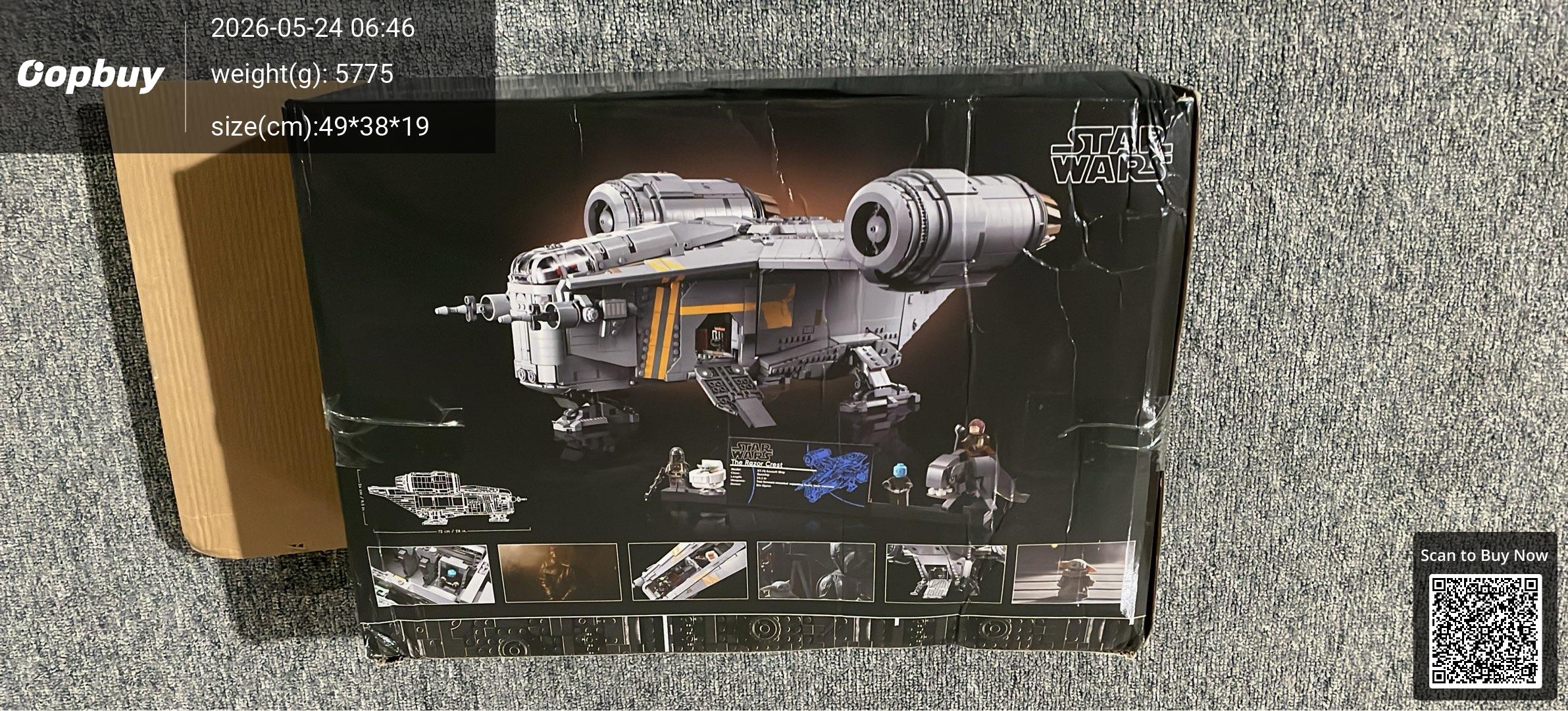 Foto QC 2 de Star Wars Millennium Falcon Ultimate Collector Series 75192 ABS Building Blocks Figure with Acrylic Display Case