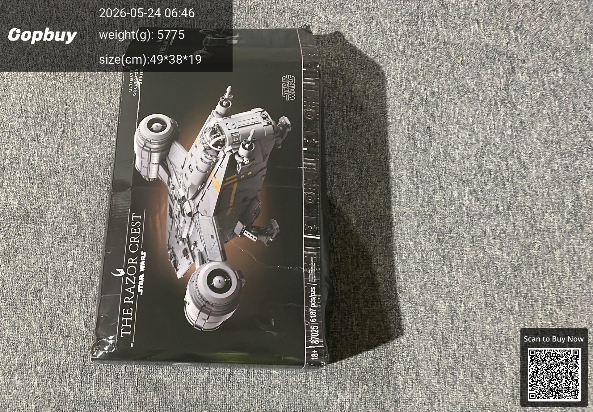 Foto QC 3 de Star Wars Millennium Falcon Ultimate Collector Series 75192 ABS Building Blocks Figure with Acrylic Display Case
