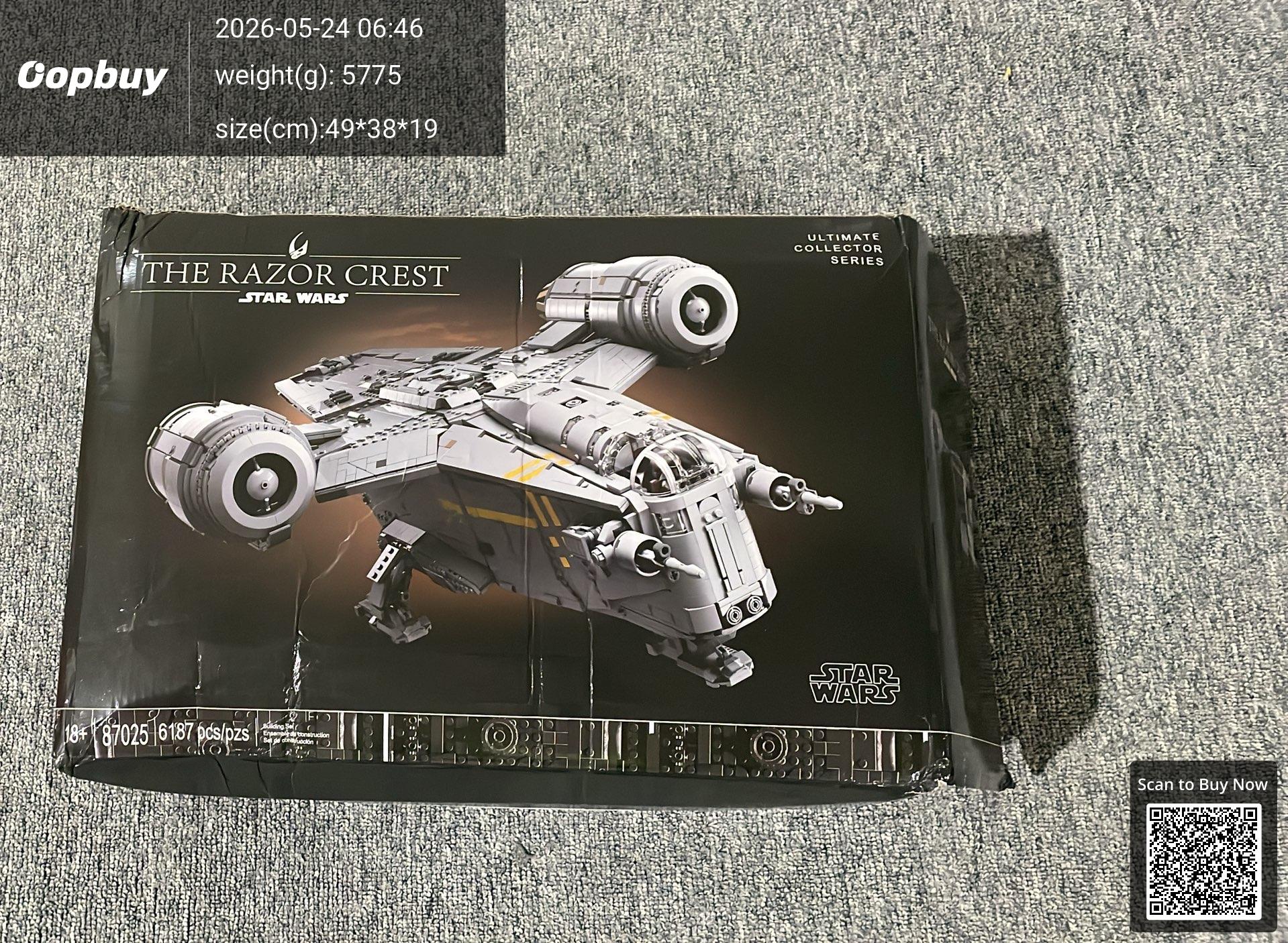 Foto QC 1 de Star Wars Millennium Falcon Ultimate Collector Series 75192 ABS Building Blocks Figure with Acrylic Display Case
