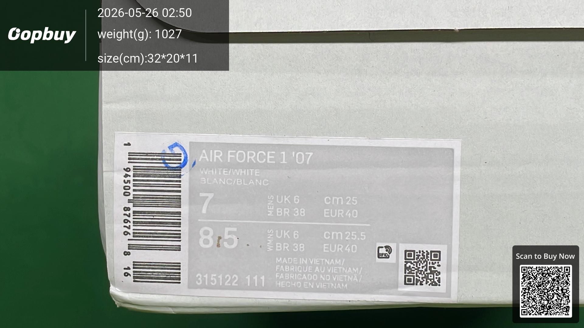 Foto QC 3 de Nike Air Force 1 Low Cactus Plant Flea Market White
