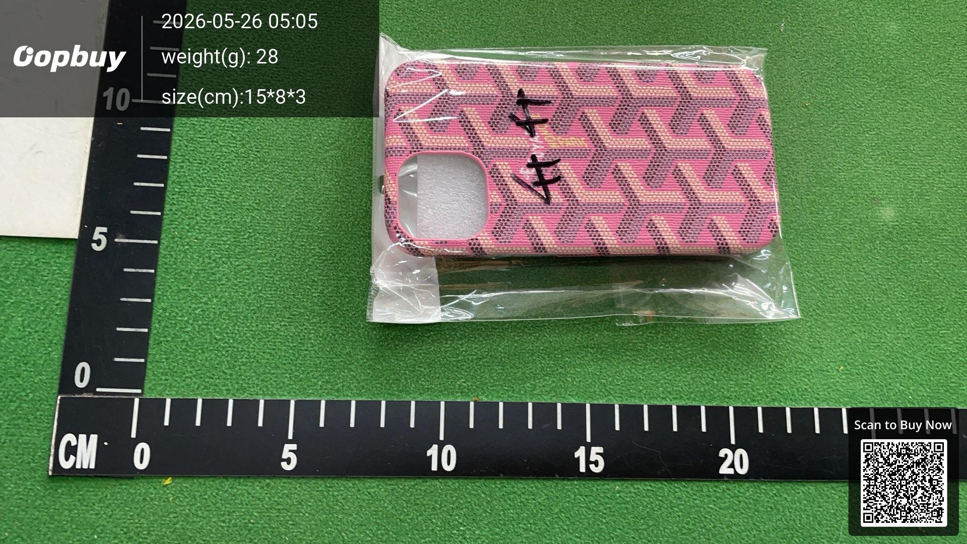 Foto QC 2 de Goyard Goyardine Canvas Case for iPhone X Yellow