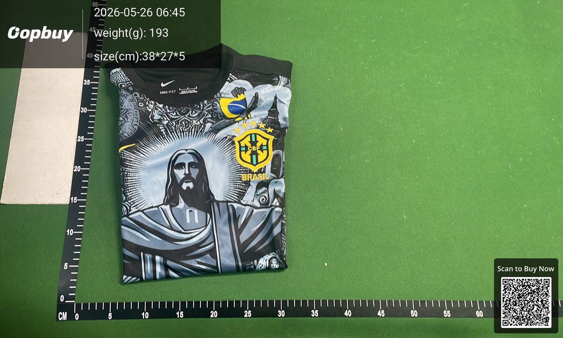 Foto QC 7 de Brazil Eagle Graphic Concept Jersey Green Yellow