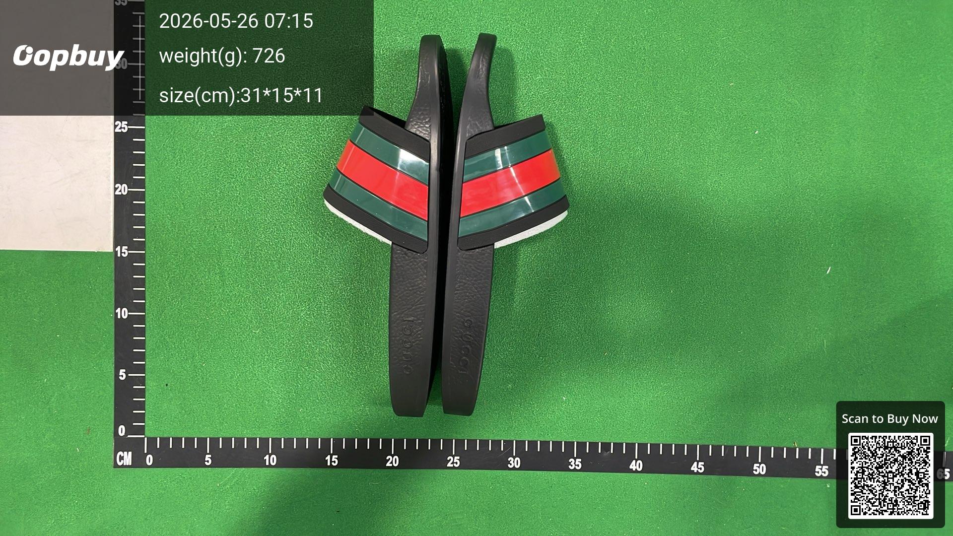 Foto QC 8 de Gucci Pursuit Slide GG Supreme Beige Ebony