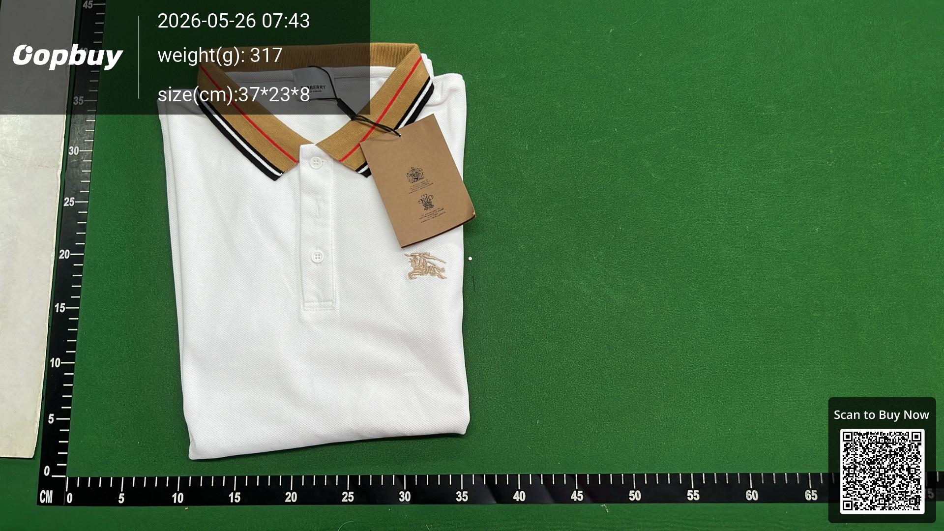 Foto QC 4 de Burberry Shirt Vintage Check Collar Black