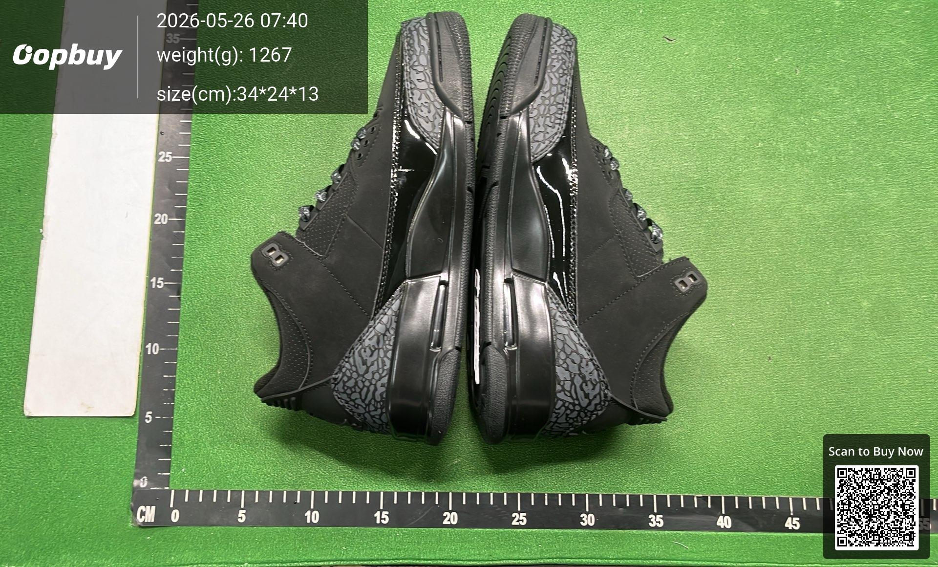 Foto QC 8 de Jordan 3 Retro Black Cat HGUA1219ZLB