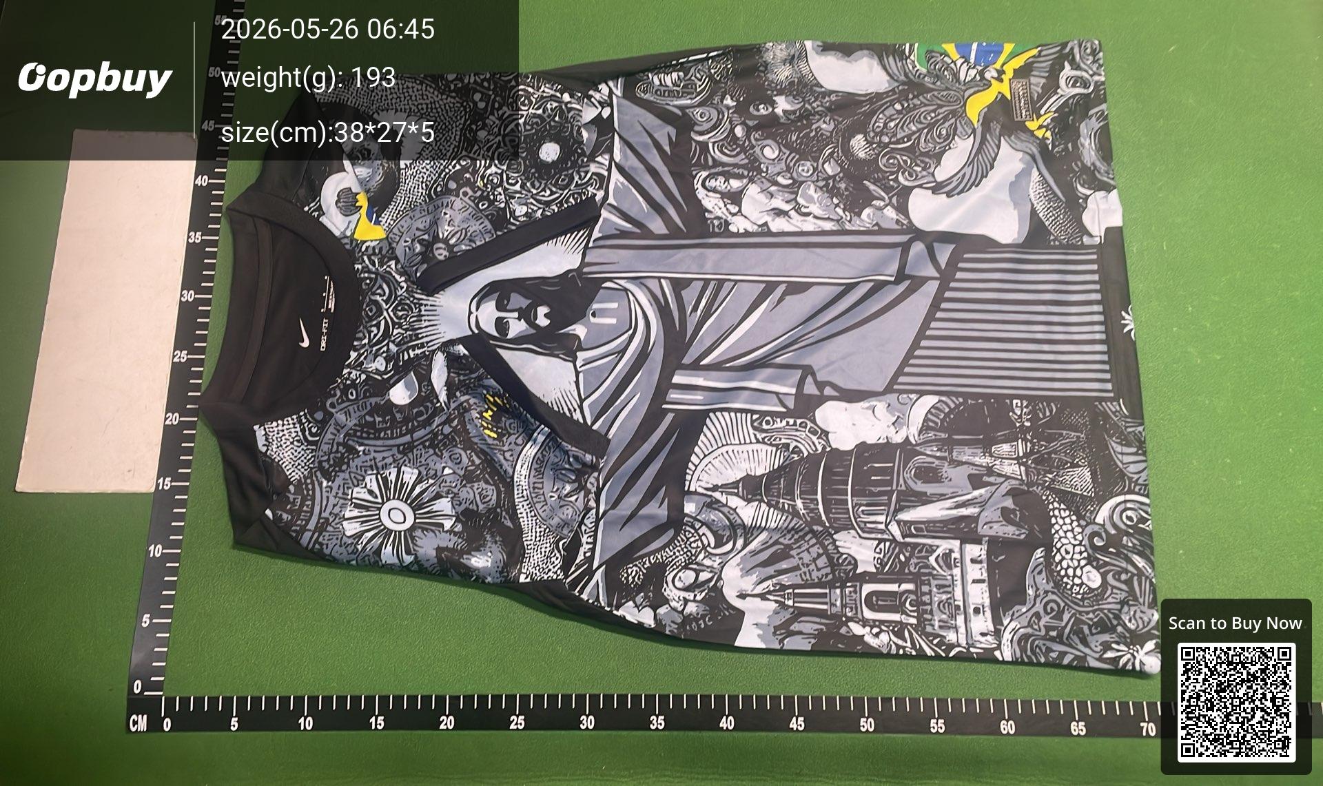 Foto QC 3 de Brazil Eagle Graphic Concept Jersey Green Yellow