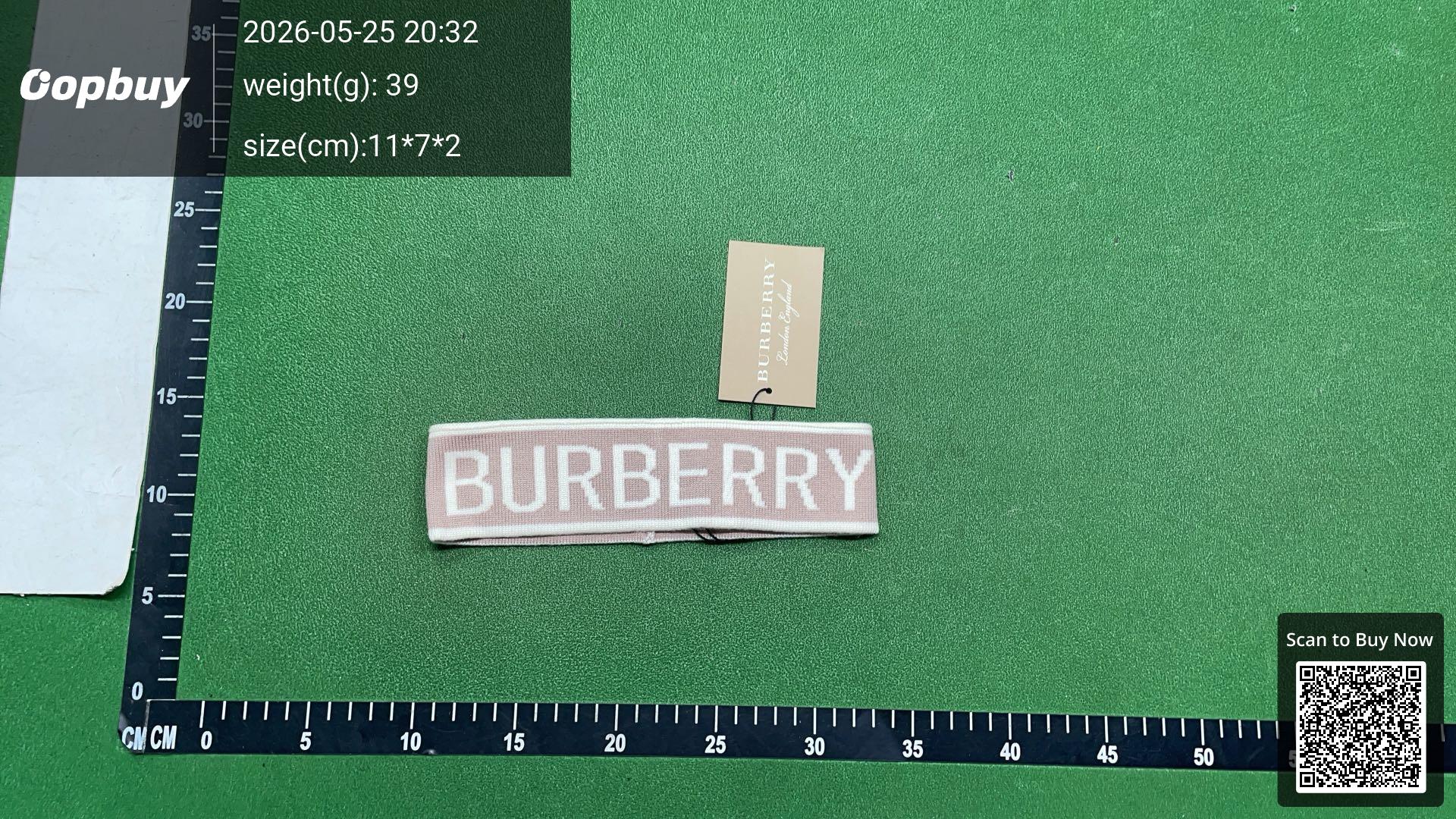Foto QC 8 de Burberry Logo Headband Beige