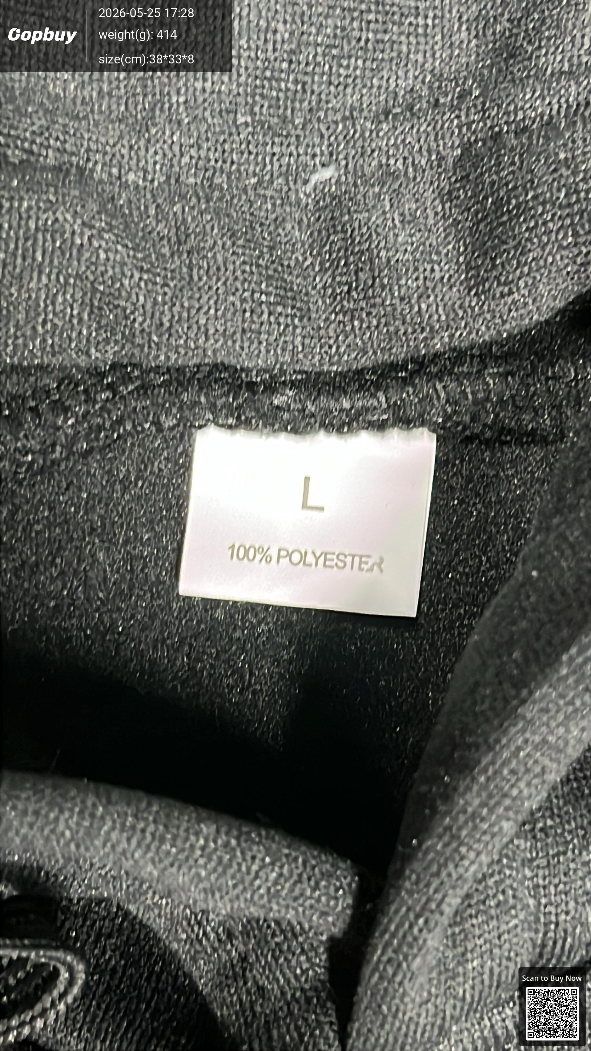 Foto QC 1 de Cactus Jack Travis Scott Hoodie Logo Heather Grey