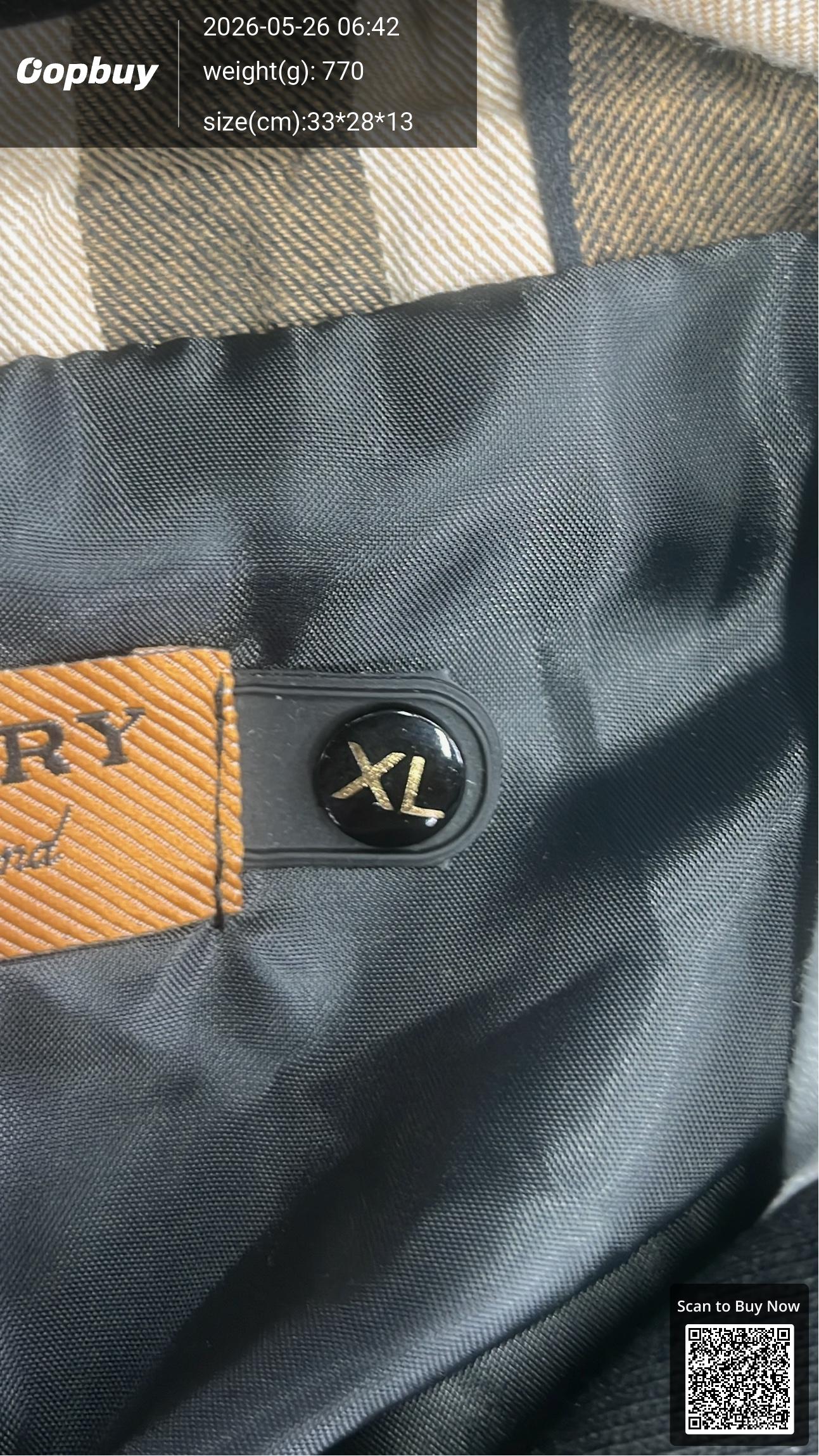 Foto QC 6 de Gucci Hooded Windbreaker Jacket Logo Stripe Navy