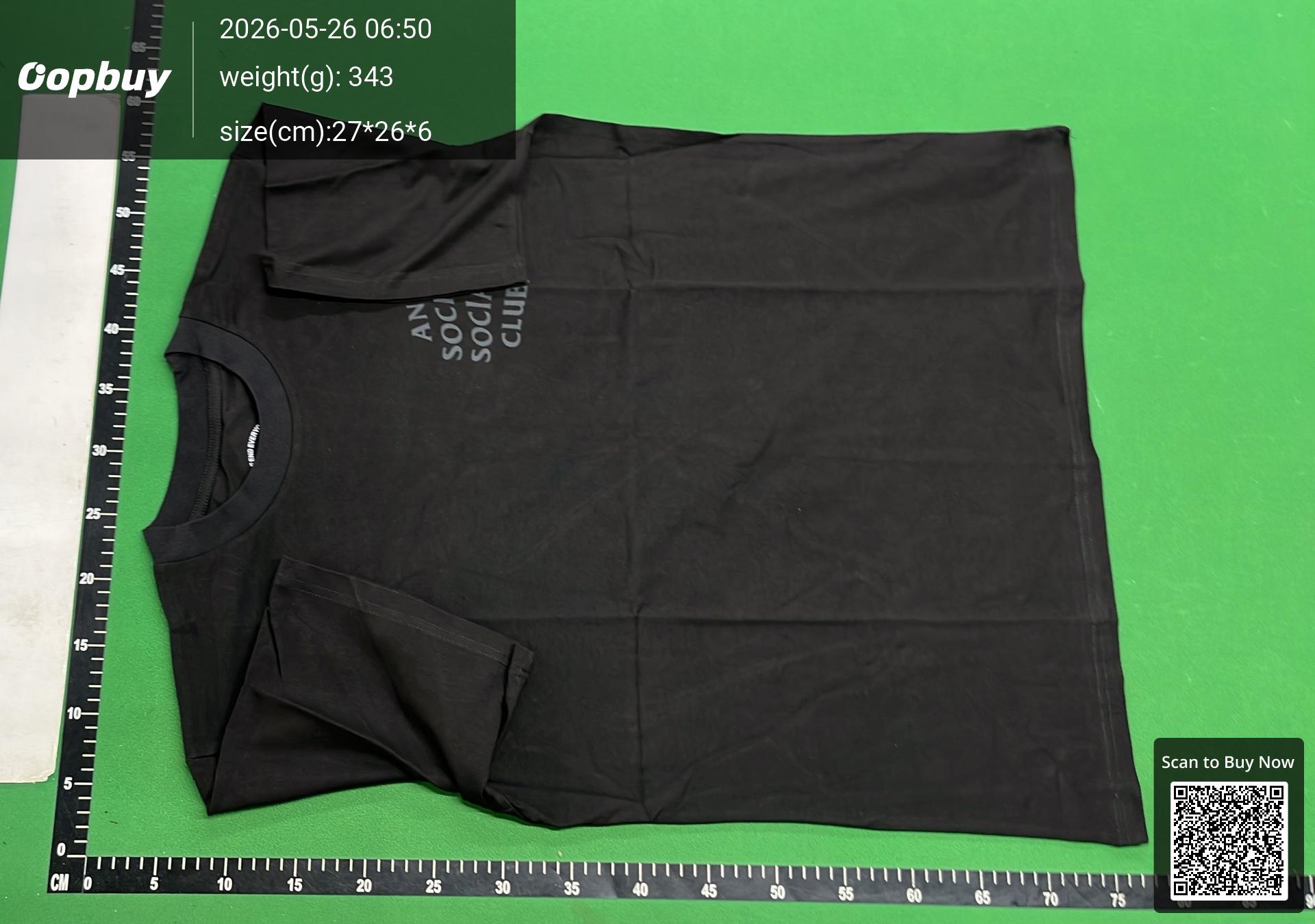 Foto QC 3 de Anti Social Social Club T-shirt Pink Drip Logo Black White