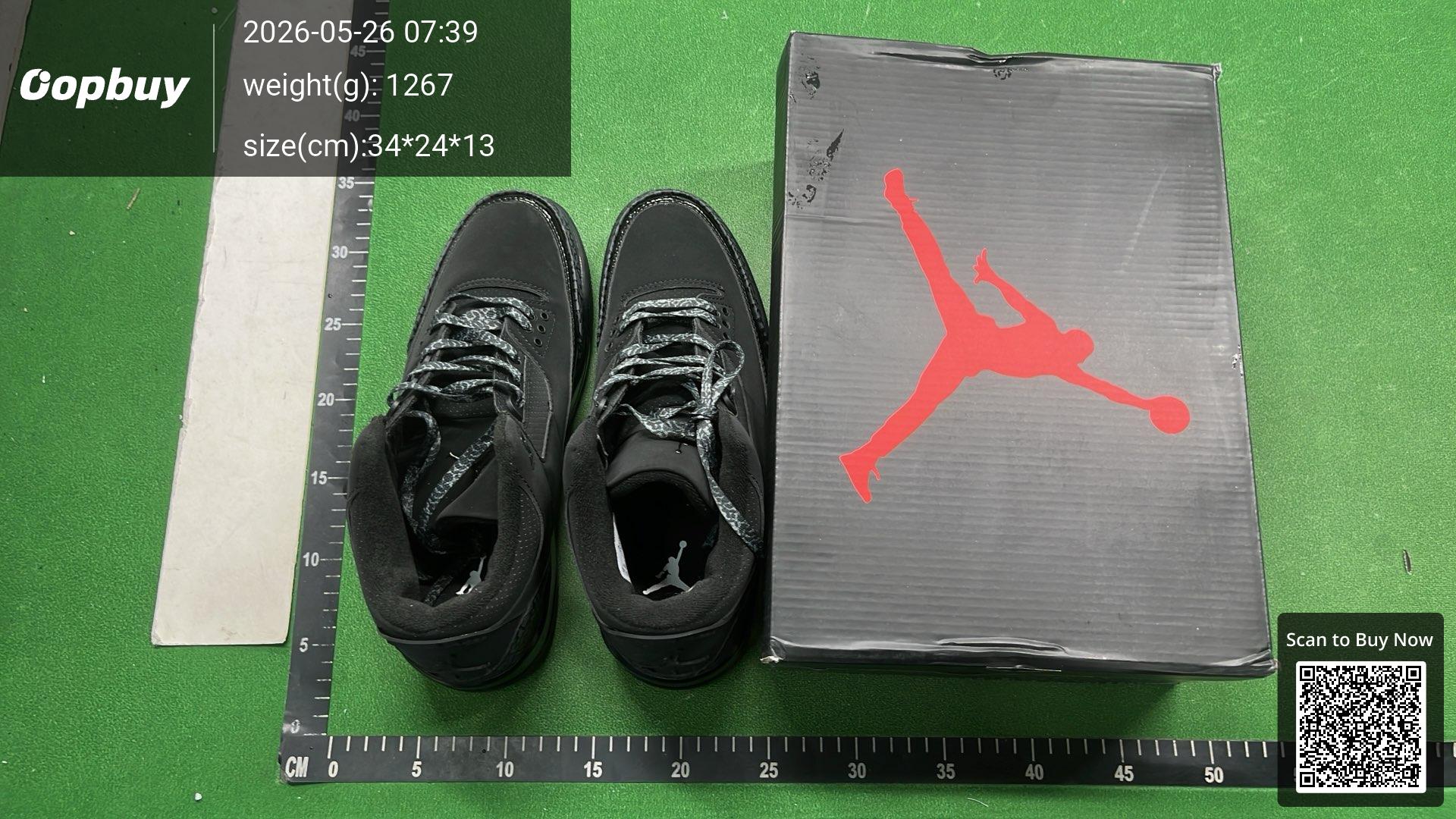 Foto QC 1 de Jordan 3 Retro Black Cat HGUA1219ZLB