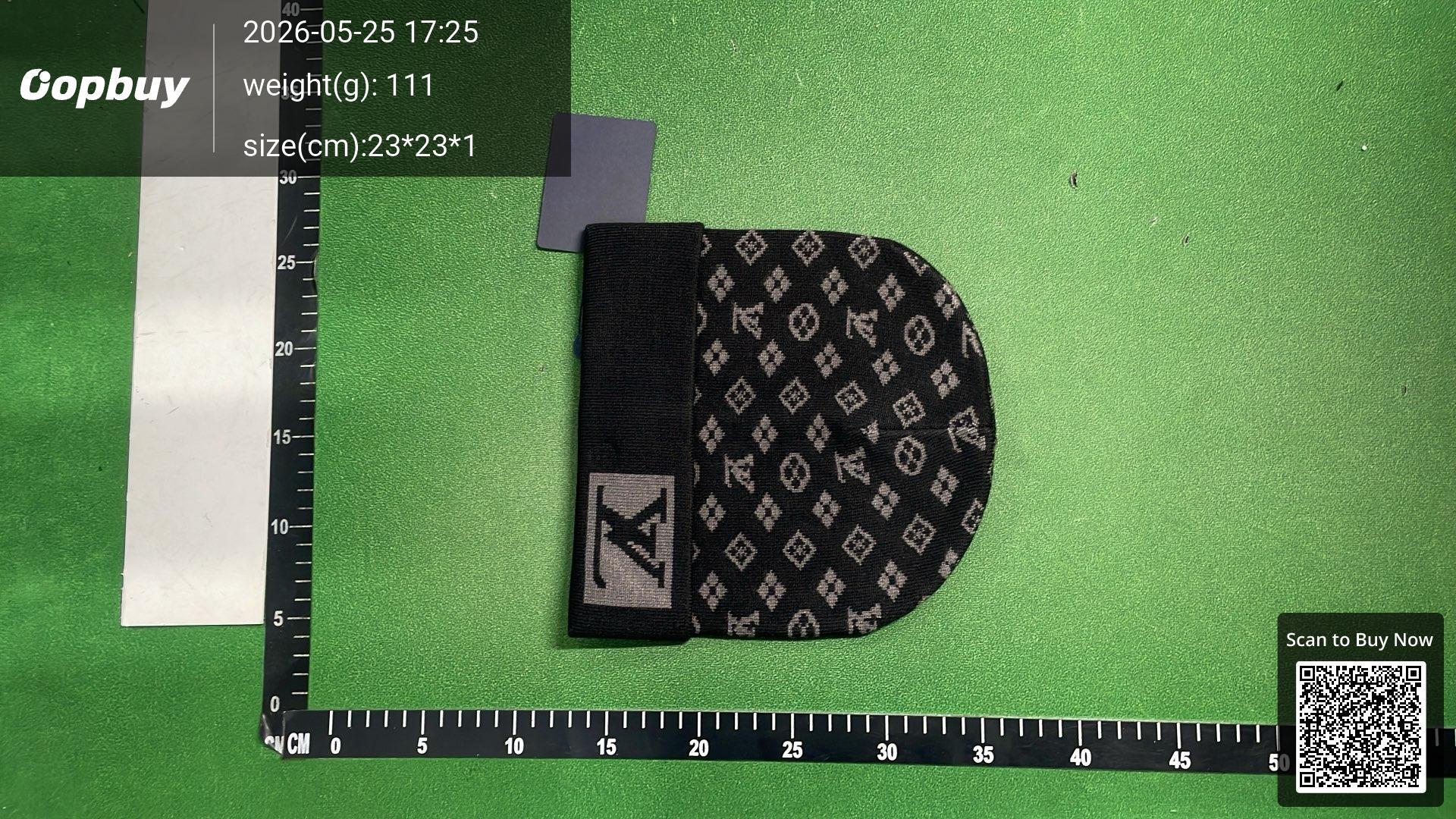 Foto QC 6 de Louis Vuitton Monogram Beanie Blue