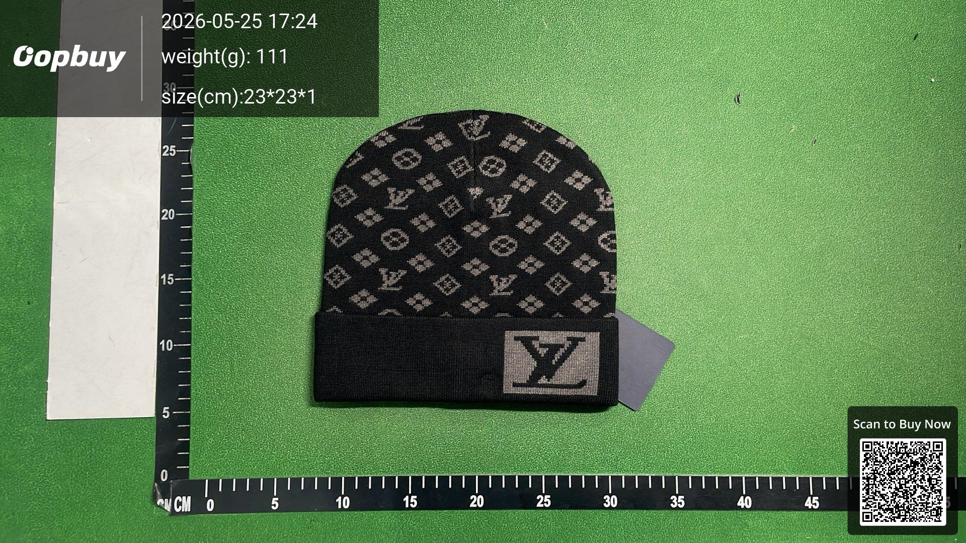 Foto QC 1 de Louis Vuitton Monogram Beanie Blue