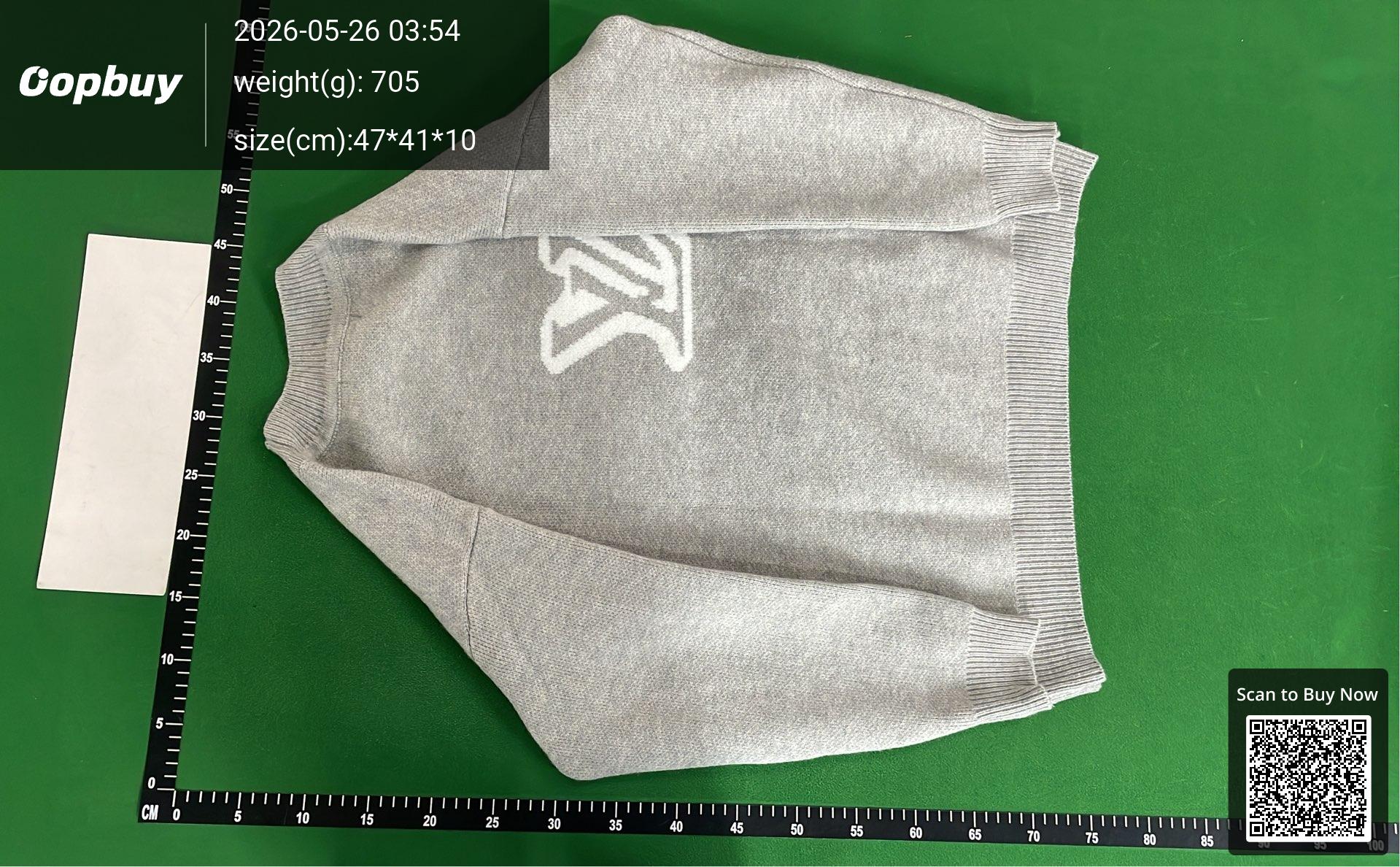 Foto QC 6 de Loewe Crewneck Sweater Anagram Pocket White