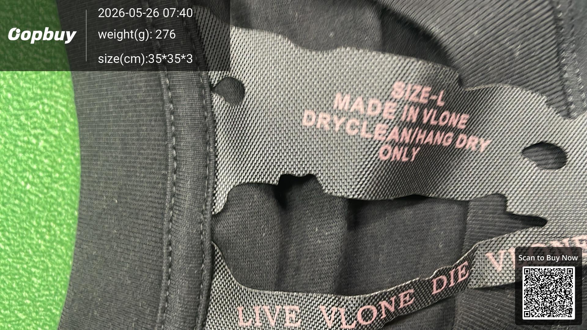 Foto QC 5 de Vlone T-shirt Logo 3M Reflective Black
