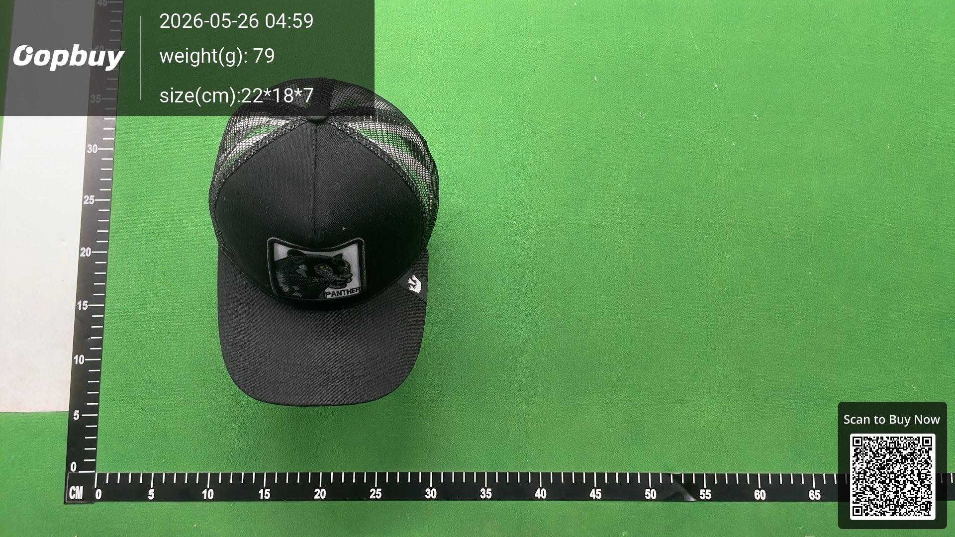 Foto QC 7 de Goorin Bros. The Panther Trucker Cap Black