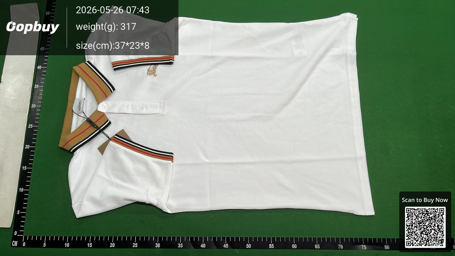 Foto QC 2 de Burberry Shirt Vintage Check Collar Black