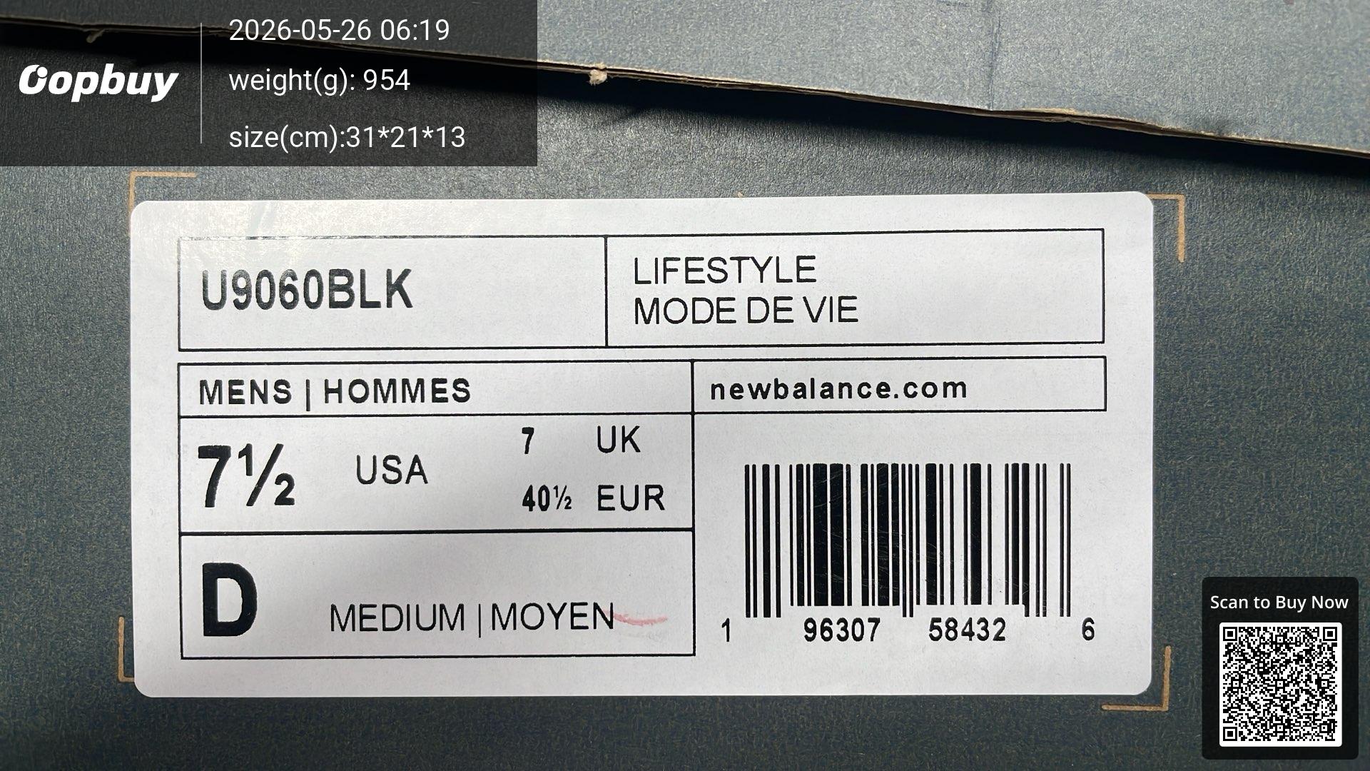 Foto QC 3 de New Balance 9060 SP Bodega Age of Discovery U9060BDG
