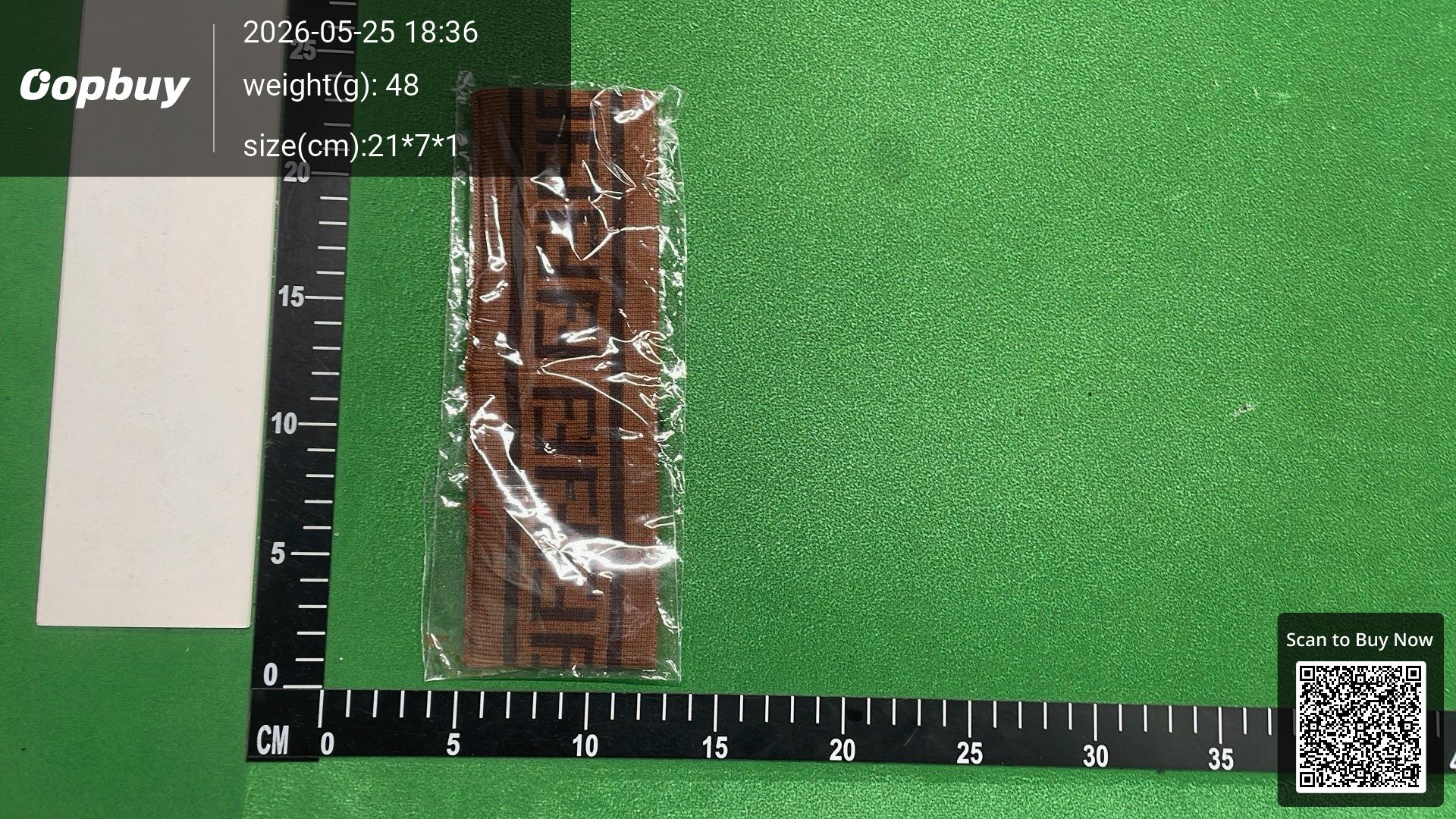 Foto QC 8 de Fendi FF Logo Headband Black/White