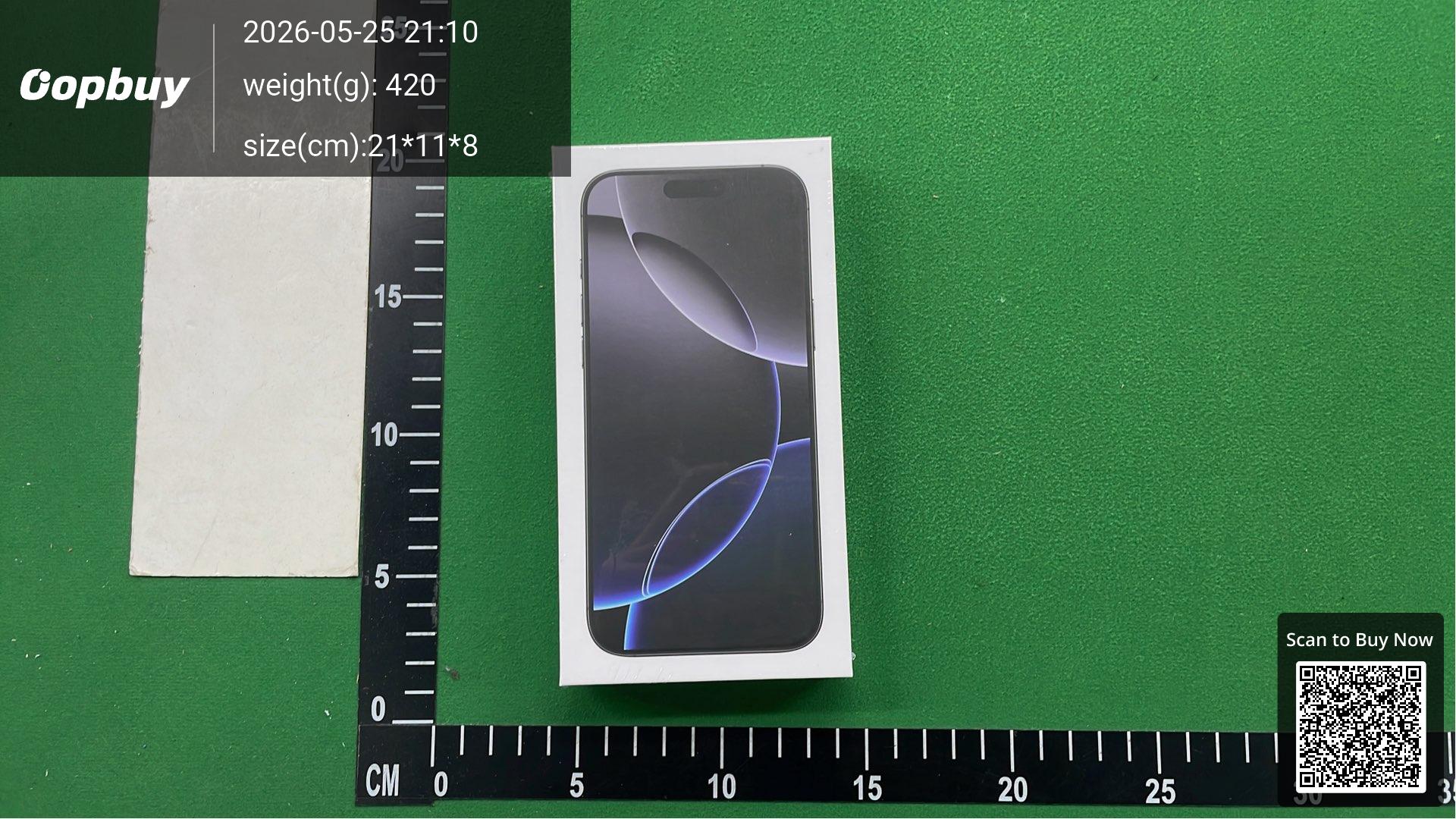 Foto QC 1 de Apple iPhone 16 Pro Max White Titanium
