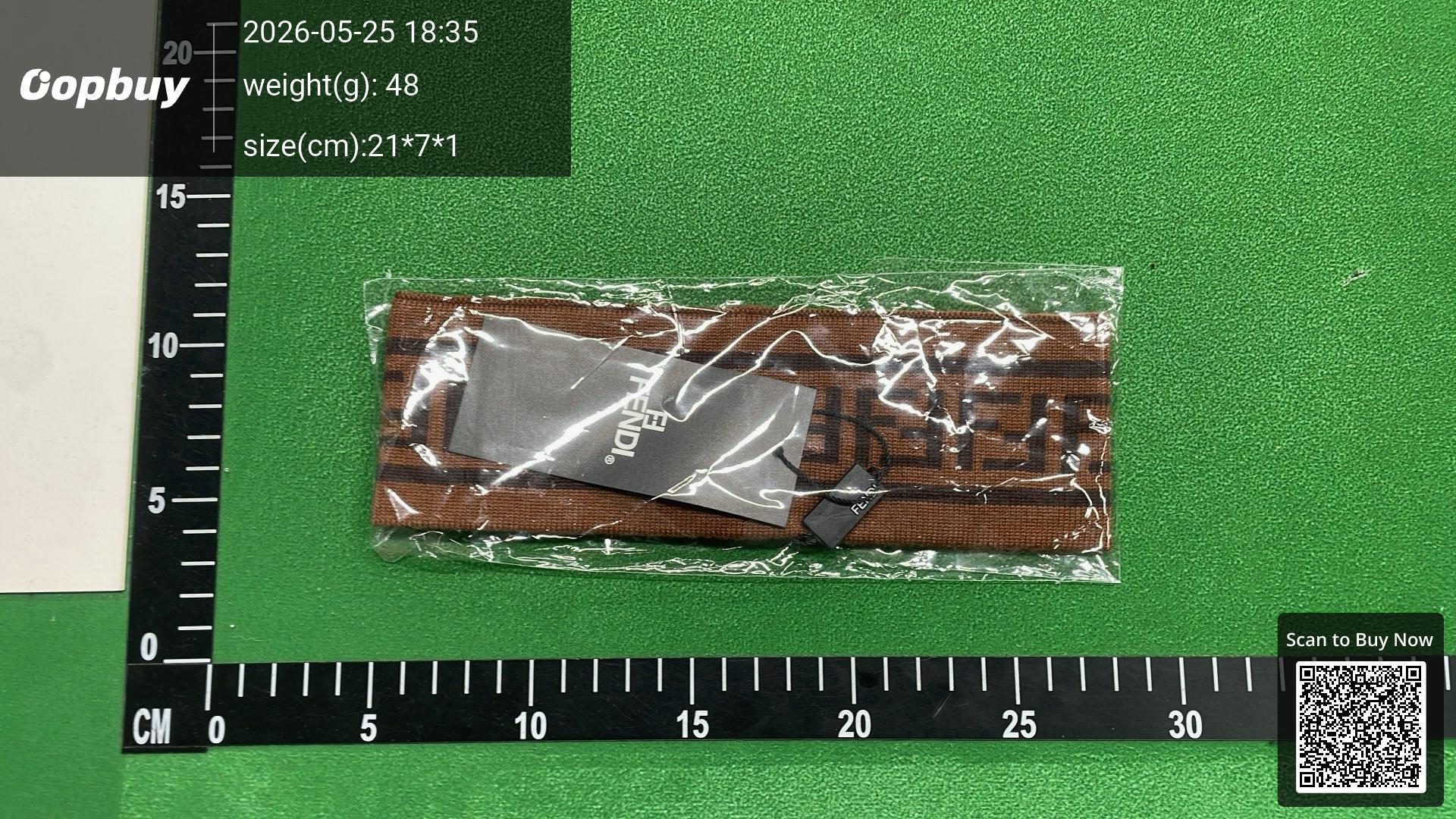 Foto QC 3 de Fendi FF Logo Headband Black/White