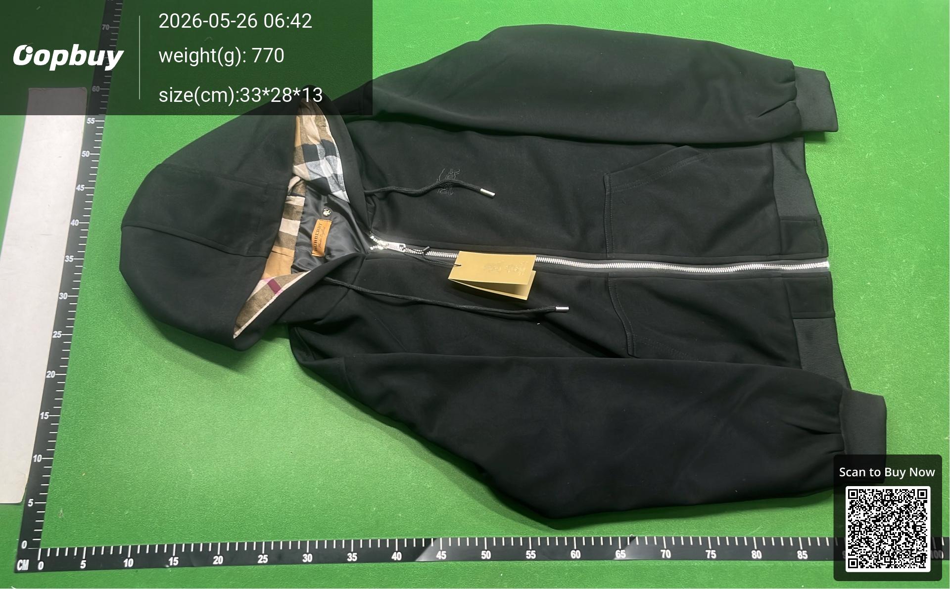Foto QC 8 de Gucci Hooded Windbreaker Jacket Logo Stripe Navy